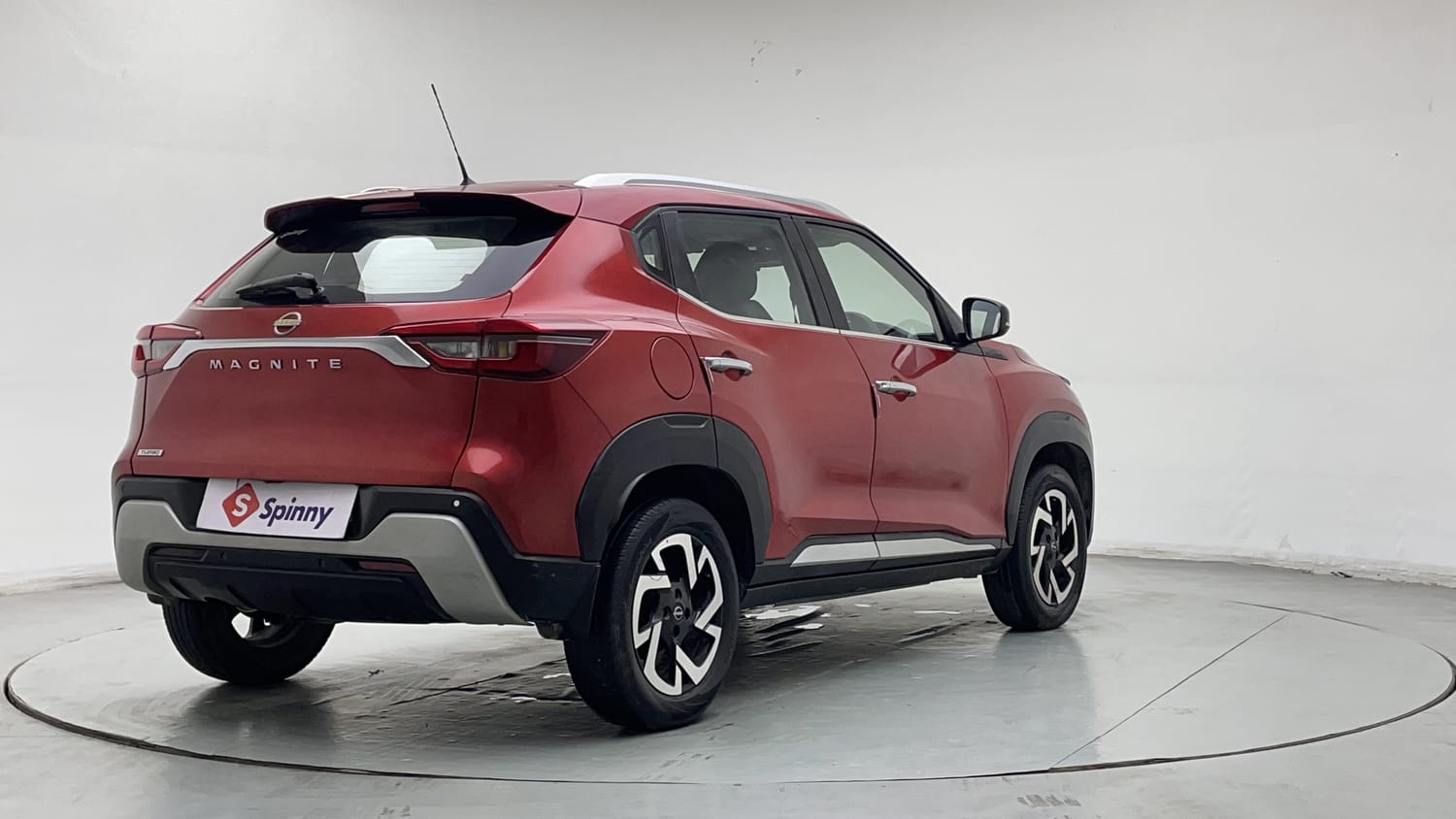 Used 2022 Nissan Magnite XV Turbo Petrol Manual exterior RIGHT REAR CORNER VIEW