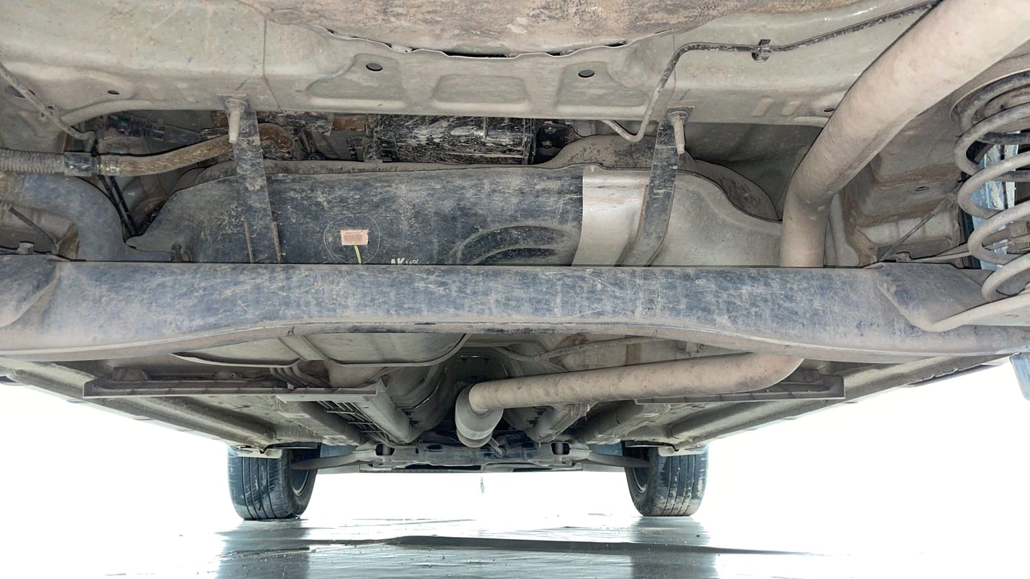 Used 2023 Kia Seltos GTX Plus 1.4 DCT Petrol Automatic extra REAR UNDERBODY VIEW (TAKEN FROM REAR)
