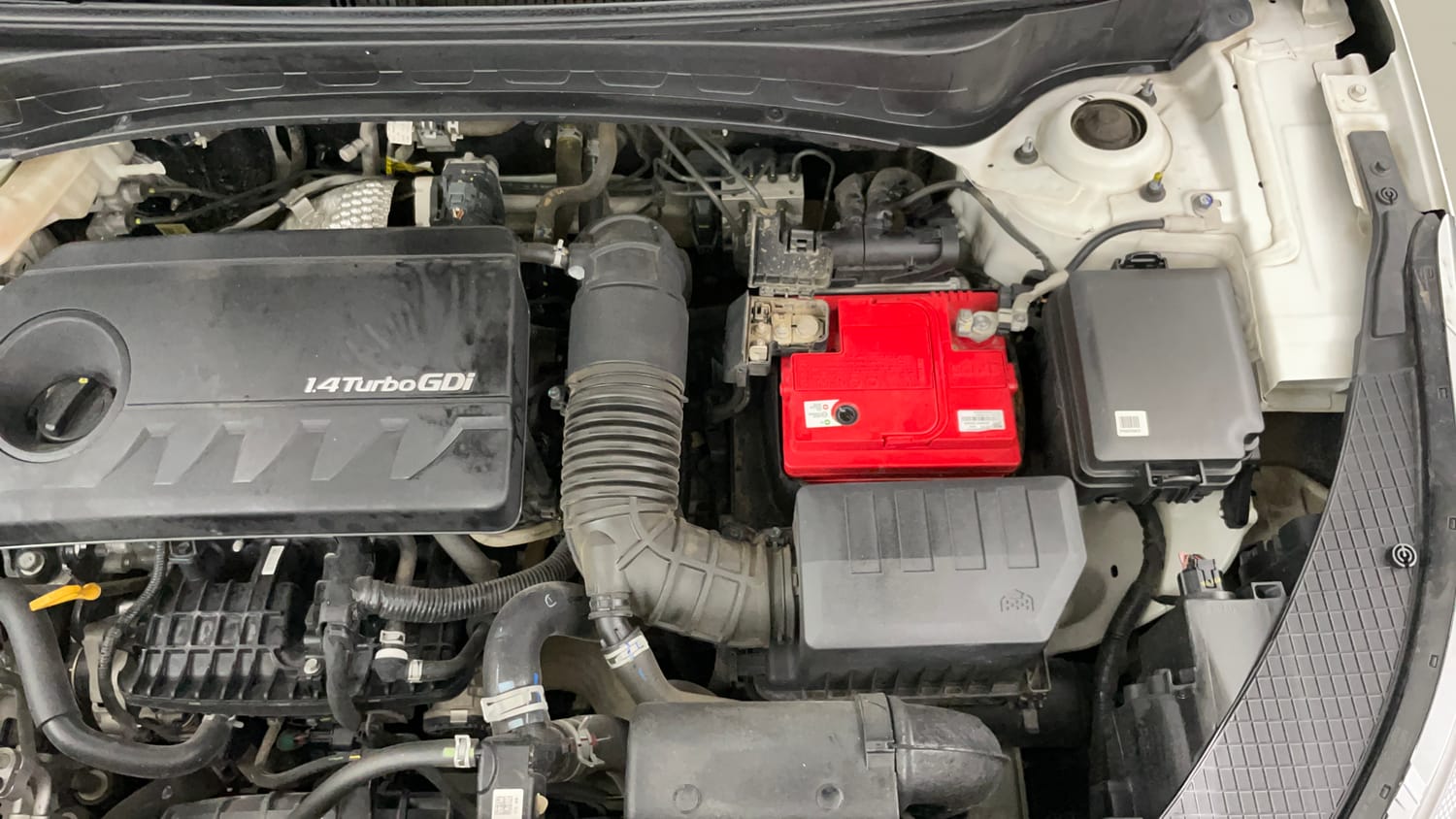 Used 2023 Kia Seltos GTX Plus 1.4 DCT Petrol Automatic engine ENGINE LEFT SIDE VIEW