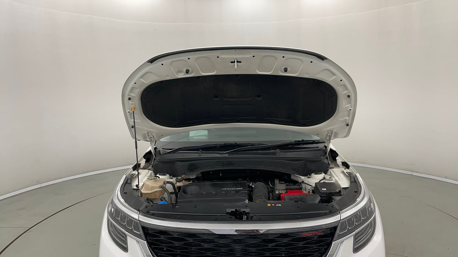 Used 2023 Kia Seltos GTX Plus 1.4 DCT Petrol Automatic engine ENGINE & BONNET OPEN FRONT VIEW