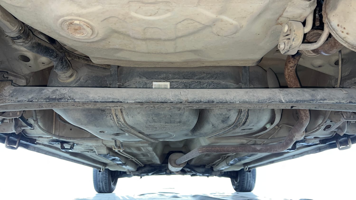 Used 2017 Maruti Suzuki Celerio VXI  CNG (Outside Fitted) Cng Manual extra REAR UNDERBODY VIEW (TAKEN FROM REAR)