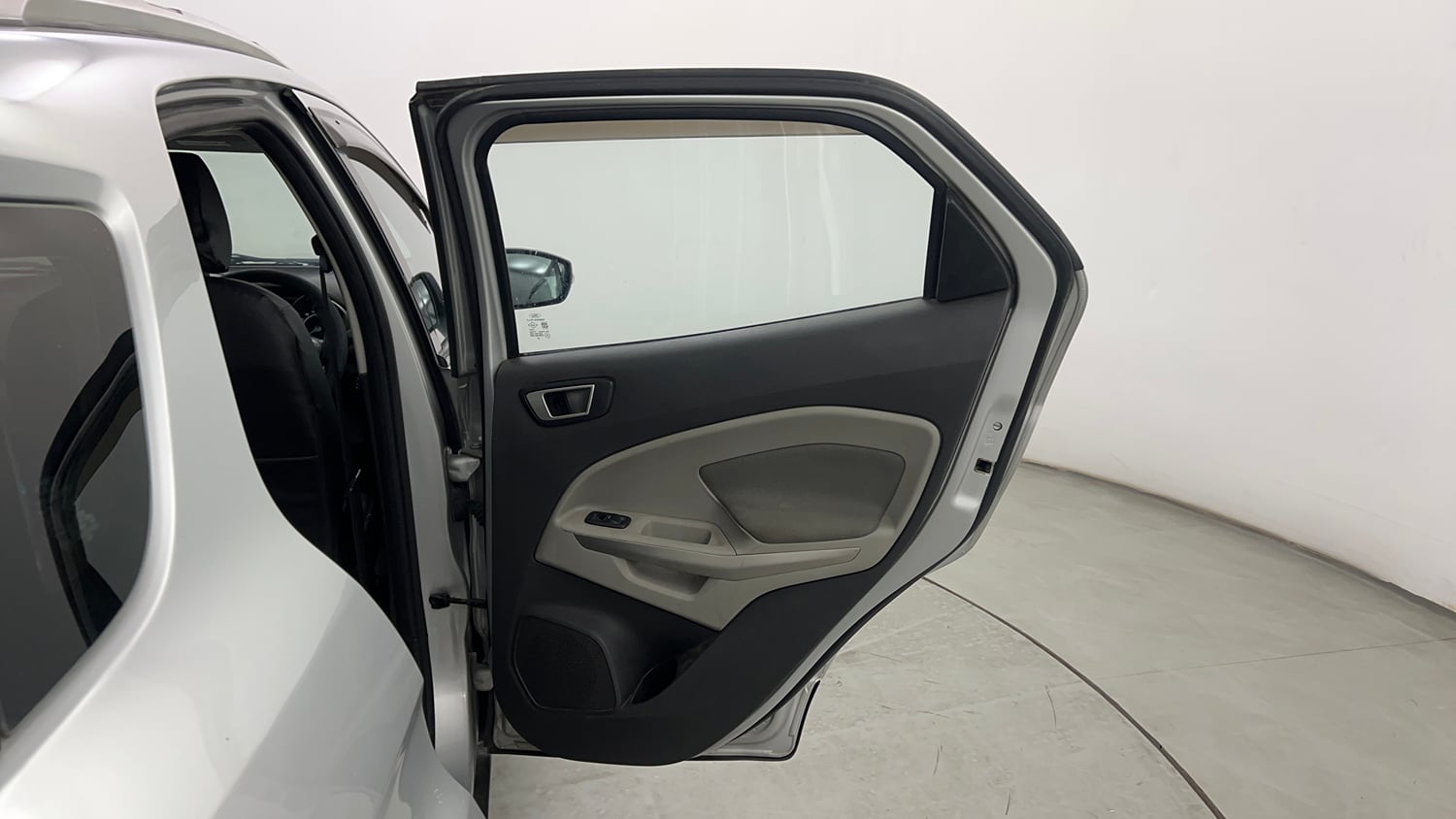 Used 2015 Ford EcoSport Titanium 1.5L TDCi Diesel Manual interior RIGHT REAR DOOR OPEN VIEW