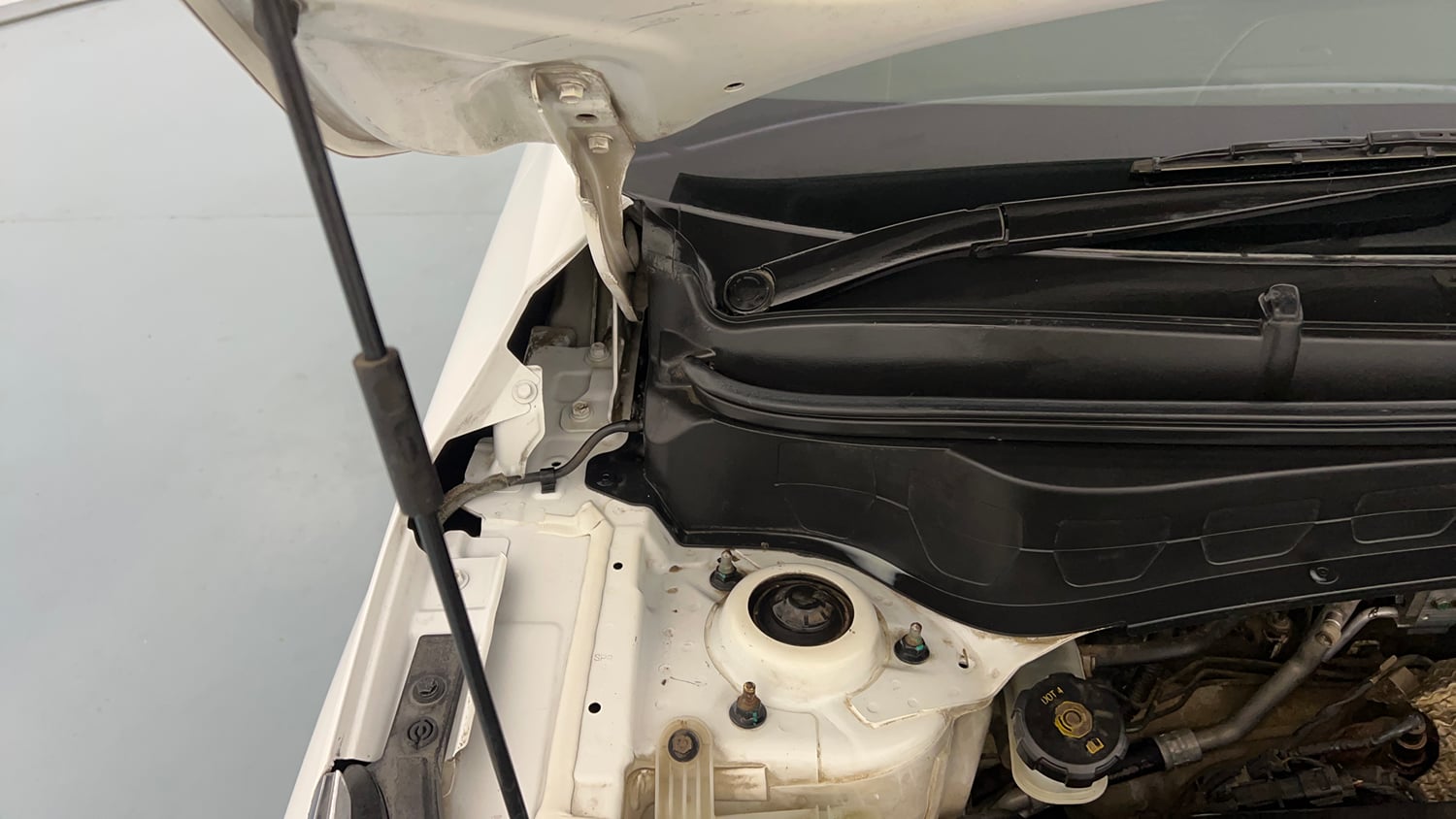 Used 2019 Kia Seltos HTX Plus 1.5 Diesel Diesel Manual engine ENGINE RIGHT SIDE HINGE & APRON VIEW