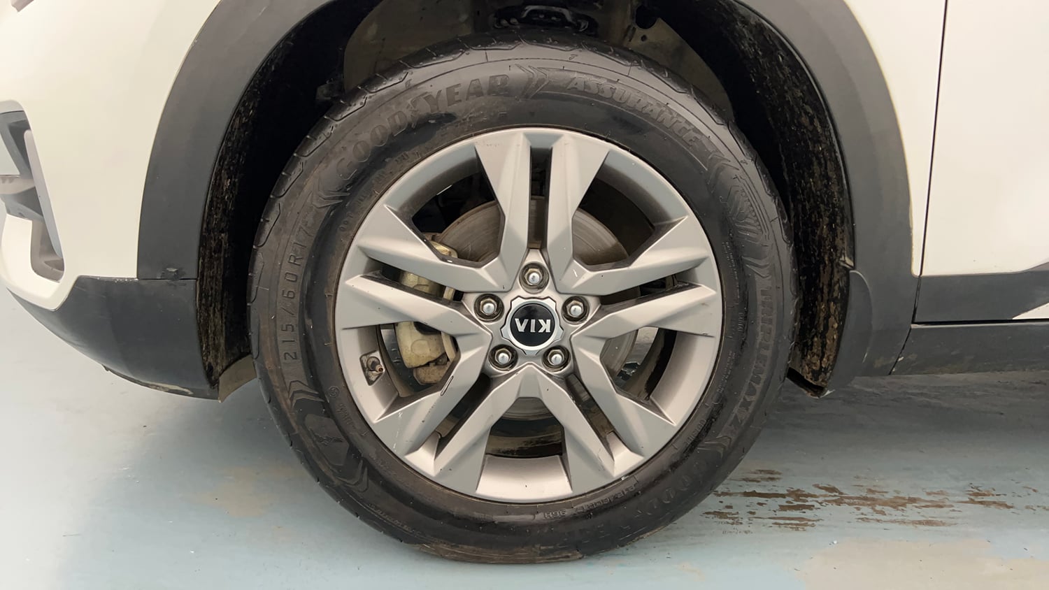 Used 2019 Kia Seltos HTX Plus 1.5 Diesel Diesel Manual tyres LEFT FRONT TYRE RIM VIEW