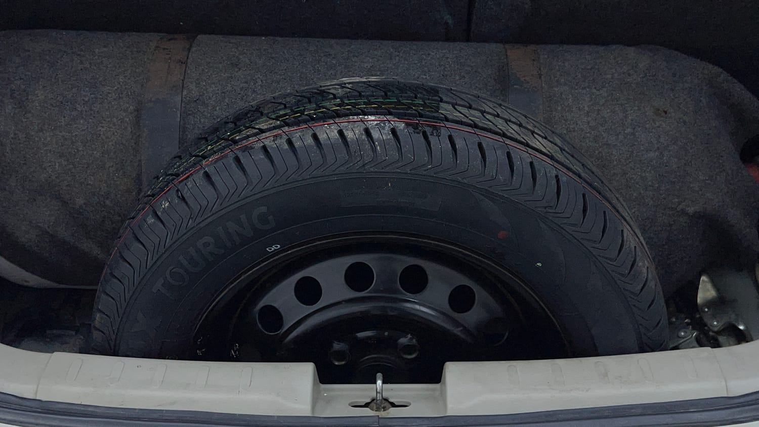 Used 2017 Maruti Suzuki Celerio VXI  CNG (Outside Fitted) Cng Manual tyres SPARE TYRE VIEW