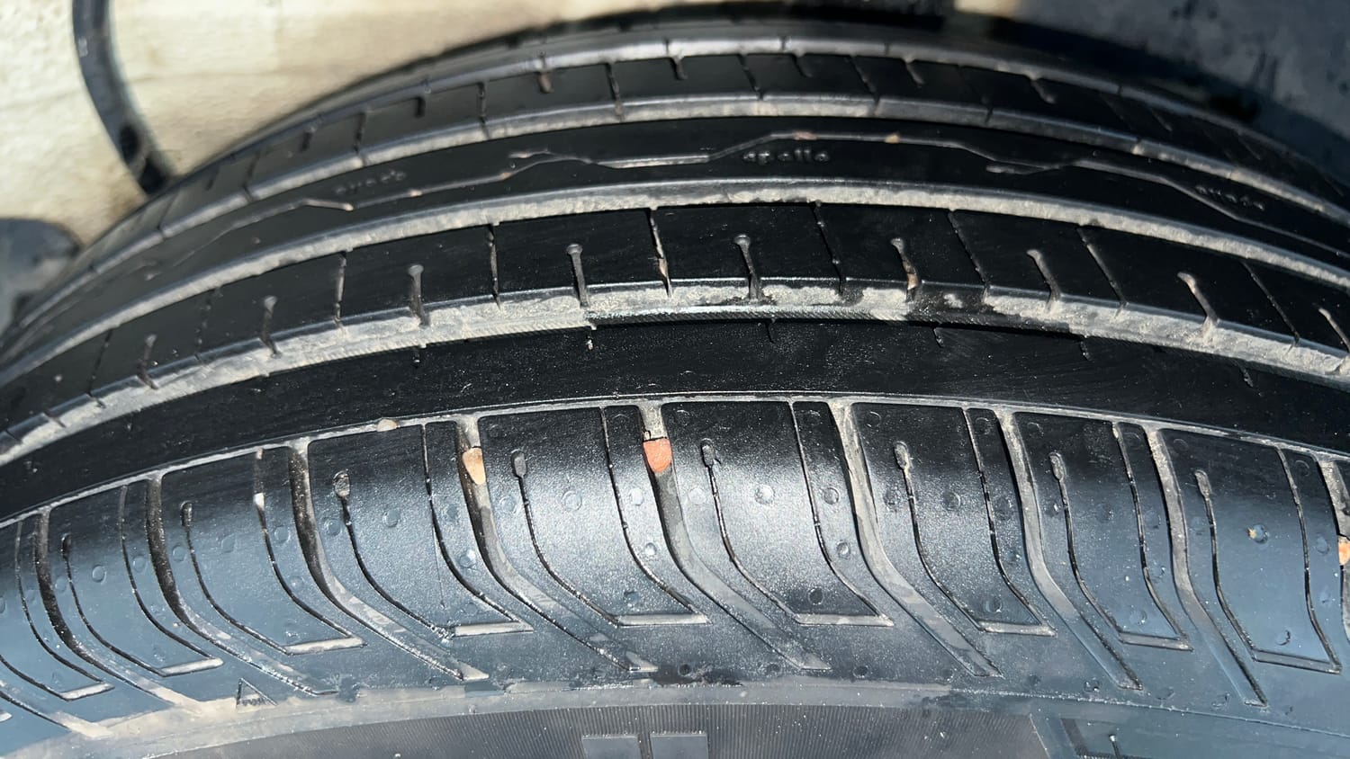 Used 2024 Tata Punch EV Empowered Plus S 3.3 Electric Automatic tyres LEFT REAR TYRE TREAD VIEW