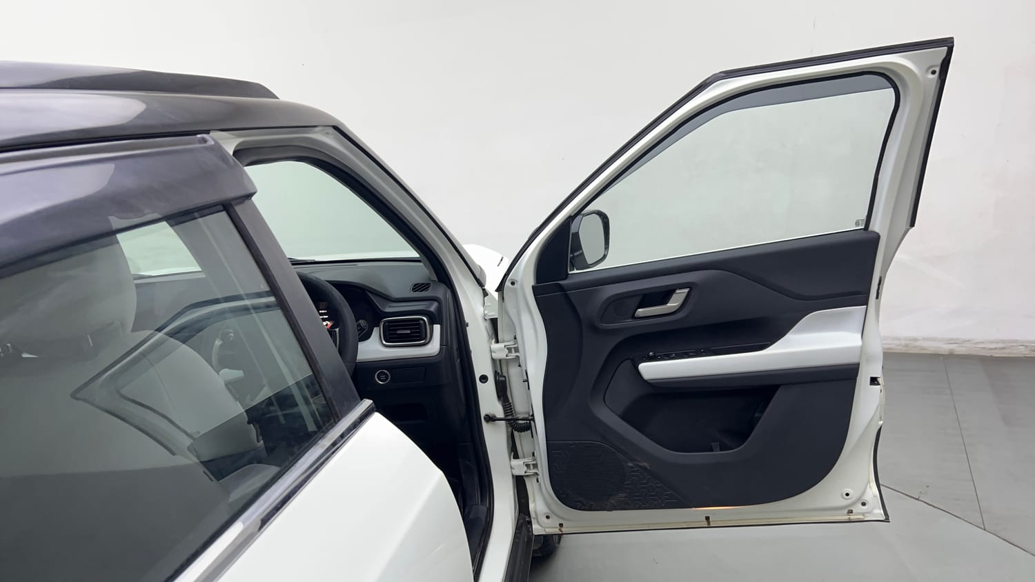 Used 2024 Tata Punch EV Empowered Plus S 3.3 Electric Automatic interior RIGHT FRONT DOOR OPEN VIEW