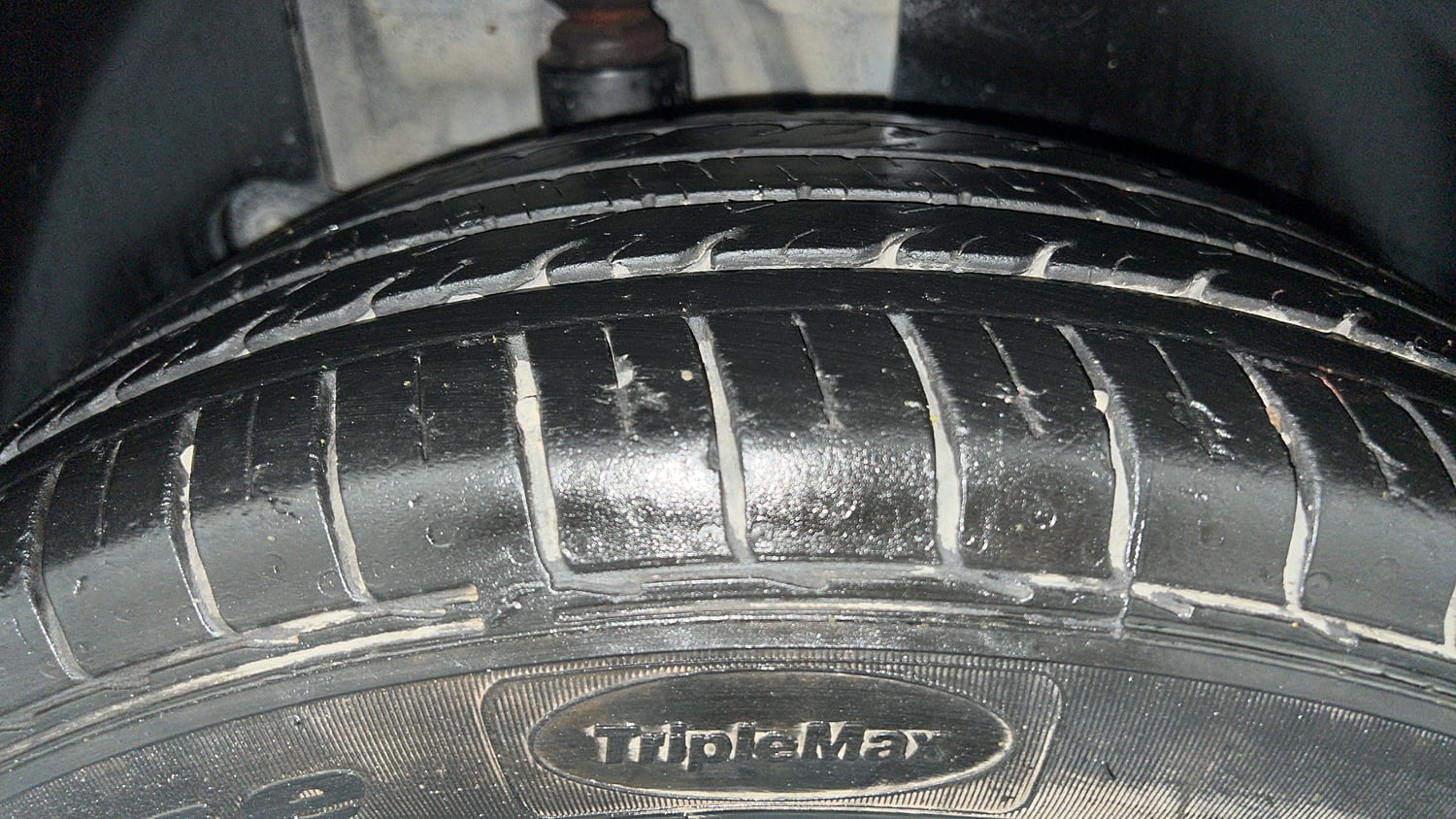 Used 2019 Kia Seltos HTX Plus 1.5 Diesel Diesel Manual tyres RIGHT REAR TYRE TREAD VIEW