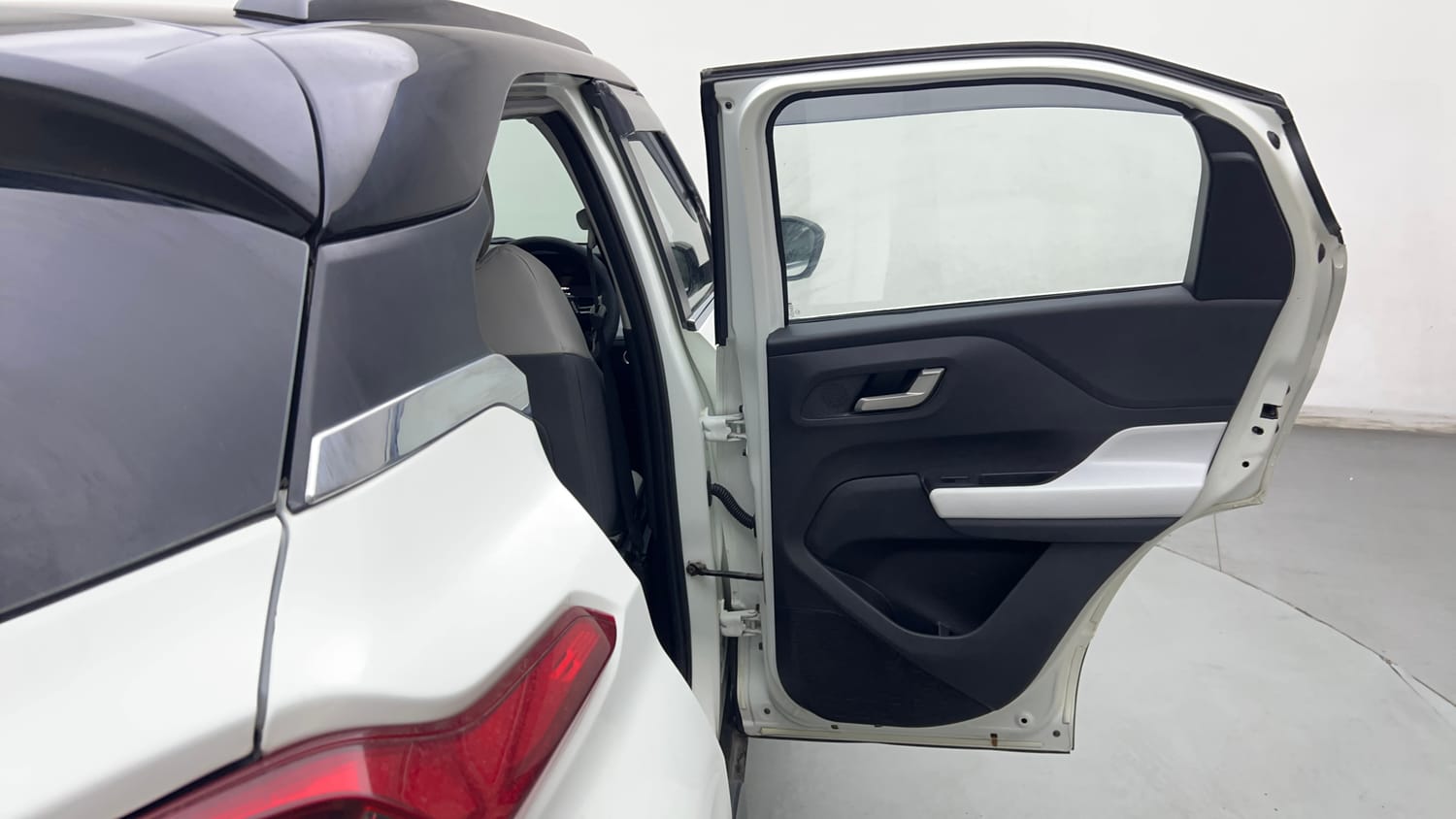 Used 2024 Tata Punch EV Empowered Plus S 3.3 Electric Automatic interior RIGHT REAR DOOR OPEN VIEW