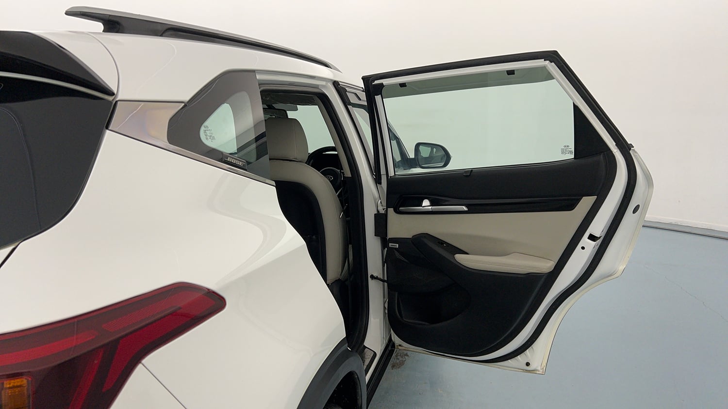 Used 2019 Kia Seltos HTX Plus 1.5 Diesel Diesel Manual interior RIGHT REAR DOOR OPEN VIEW