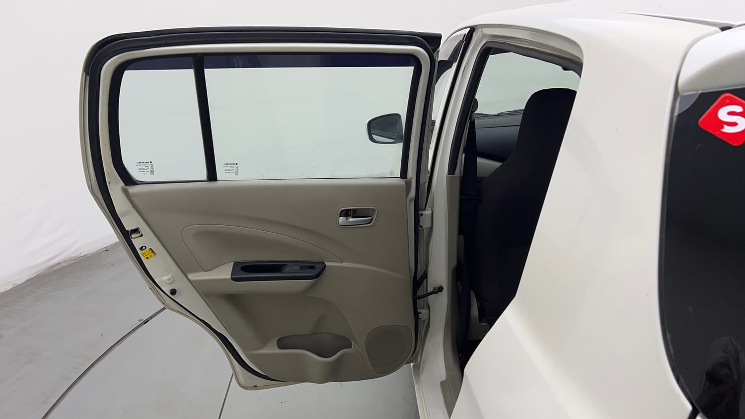 Used 2017 Maruti Suzuki Celerio VXI  CNG (Outside Fitted) Cng Manual interior LEFT REAR DOOR OPEN VIEW