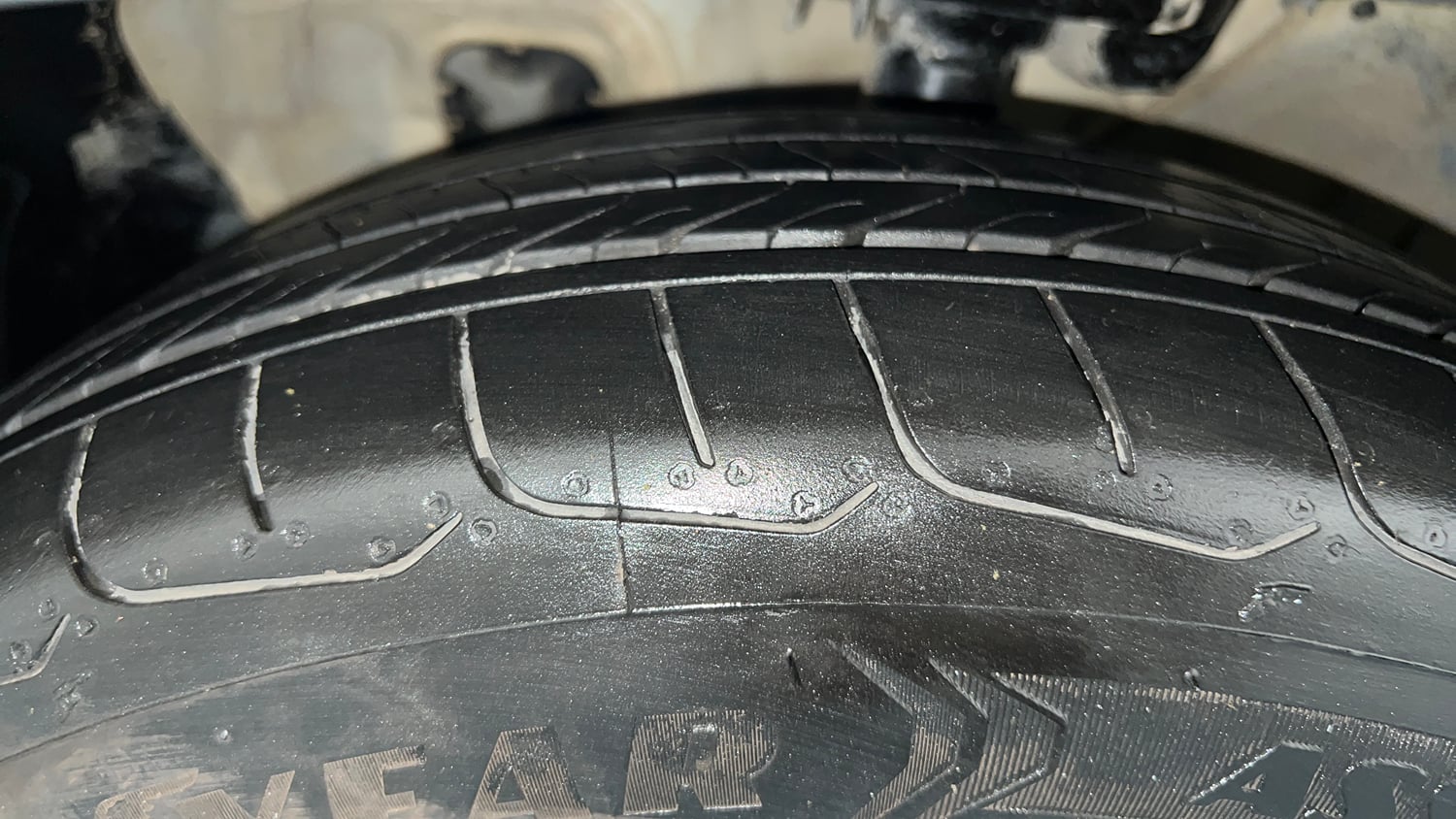 Used 2019 Kia Seltos HTX Plus 1.5 Diesel Diesel Manual tyres LEFT FRONT TYRE TREAD VIEW