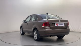 Used 2015 Volkswagen Vento Comfortline Petrol AT Petrol Automatic exterior LEFT REAR CORNER VIEW