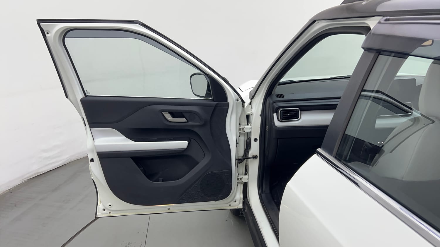 Used 2024 Tata Punch EV Empowered Plus S 3.3 Electric Automatic interior LEFT FRONT DOOR OPEN VIEW