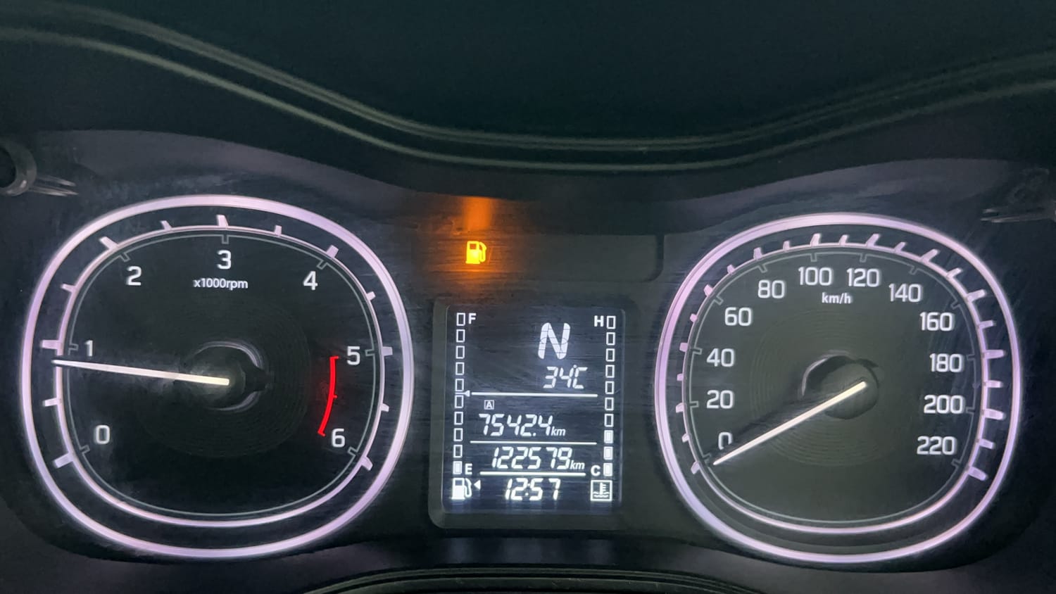 Used 2018 maruti-suzuki Vitara Brezza ZDi Plus AGS Diesel Automatic interior CLUSTERMETER VIEW