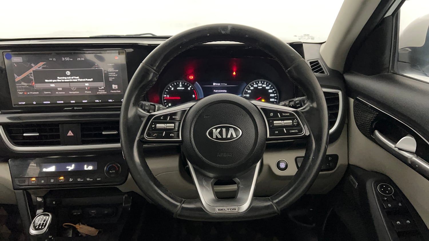 Used 2019 Kia Seltos HTX Plus 1.5 Diesel Diesel Manual interior STEERING VIEW