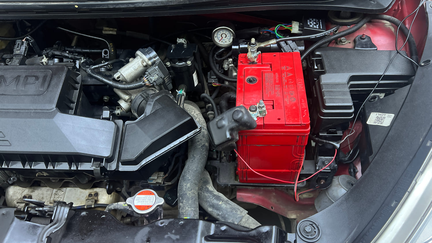 Used 2022 hyundai Santro Sportz Executive CNG Cng Manual engine ENGINE LEFT SIDE VIEW