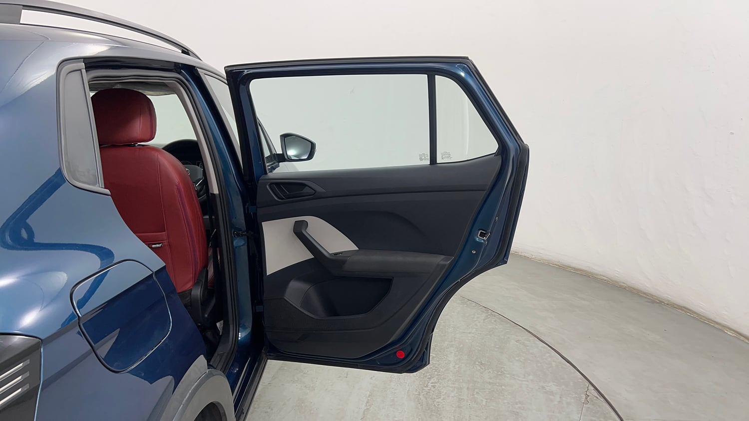 Used 2024 Volkswagen Taigun Comfortline 1.0 TSI MT Petrol Manual interior RIGHT REAR DOOR OPEN VIEW