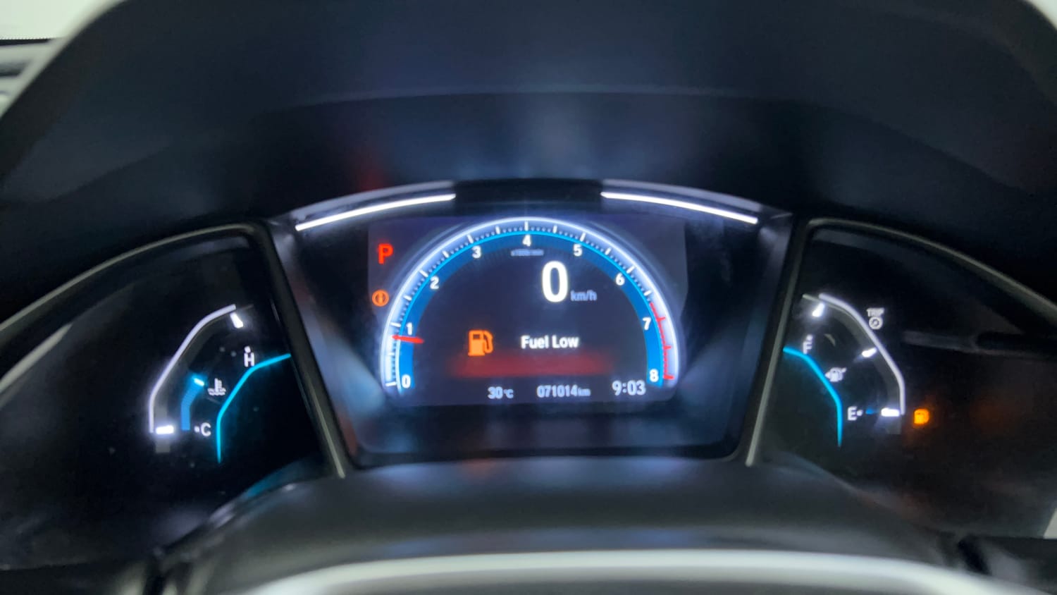 Used 2019 Honda Civic ZX CVT Petrol Petrol Automatic interior CLUSTERMETER VIEW