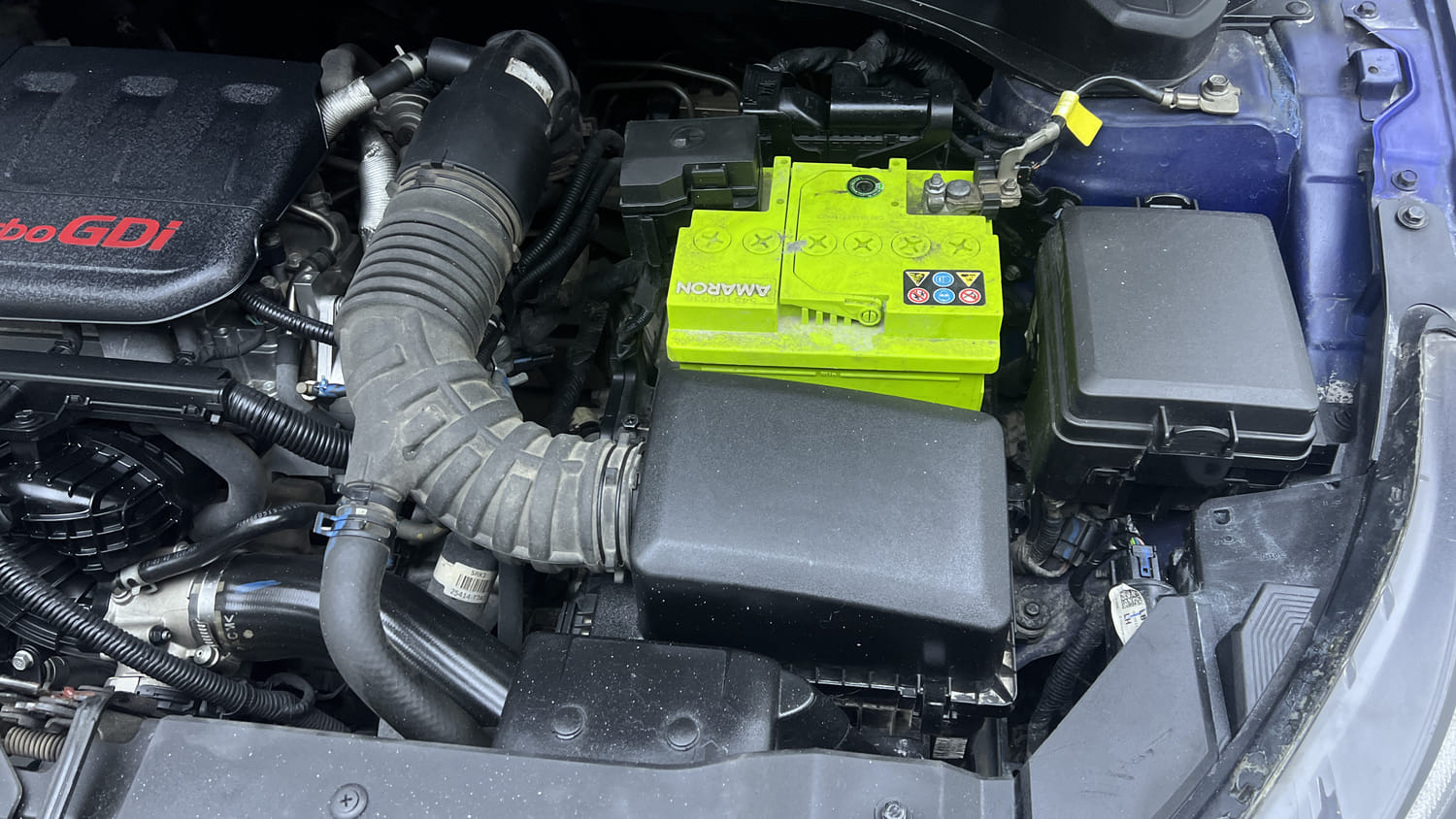 Used 2022 Hyundai i20 N Line N8 1.0 Turbo DCT Dual Tone Petrol Automatic engine ENGINE LEFT SIDE VIEW