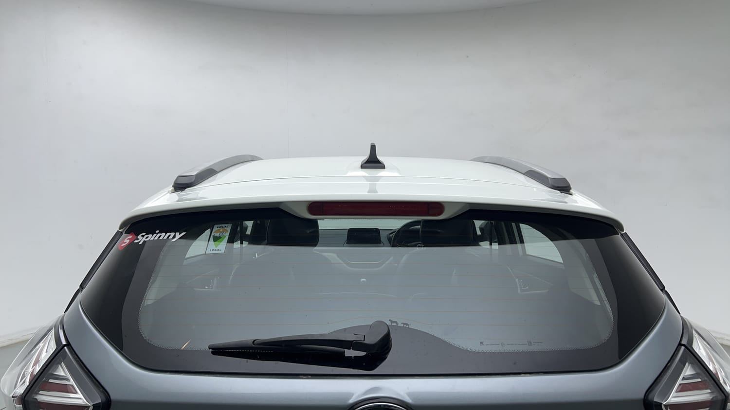 Used 2022 Tata Nexon XZ Plus Diesel (S) Diesel Manual exterior BACK WINDSHIELD VIEW
