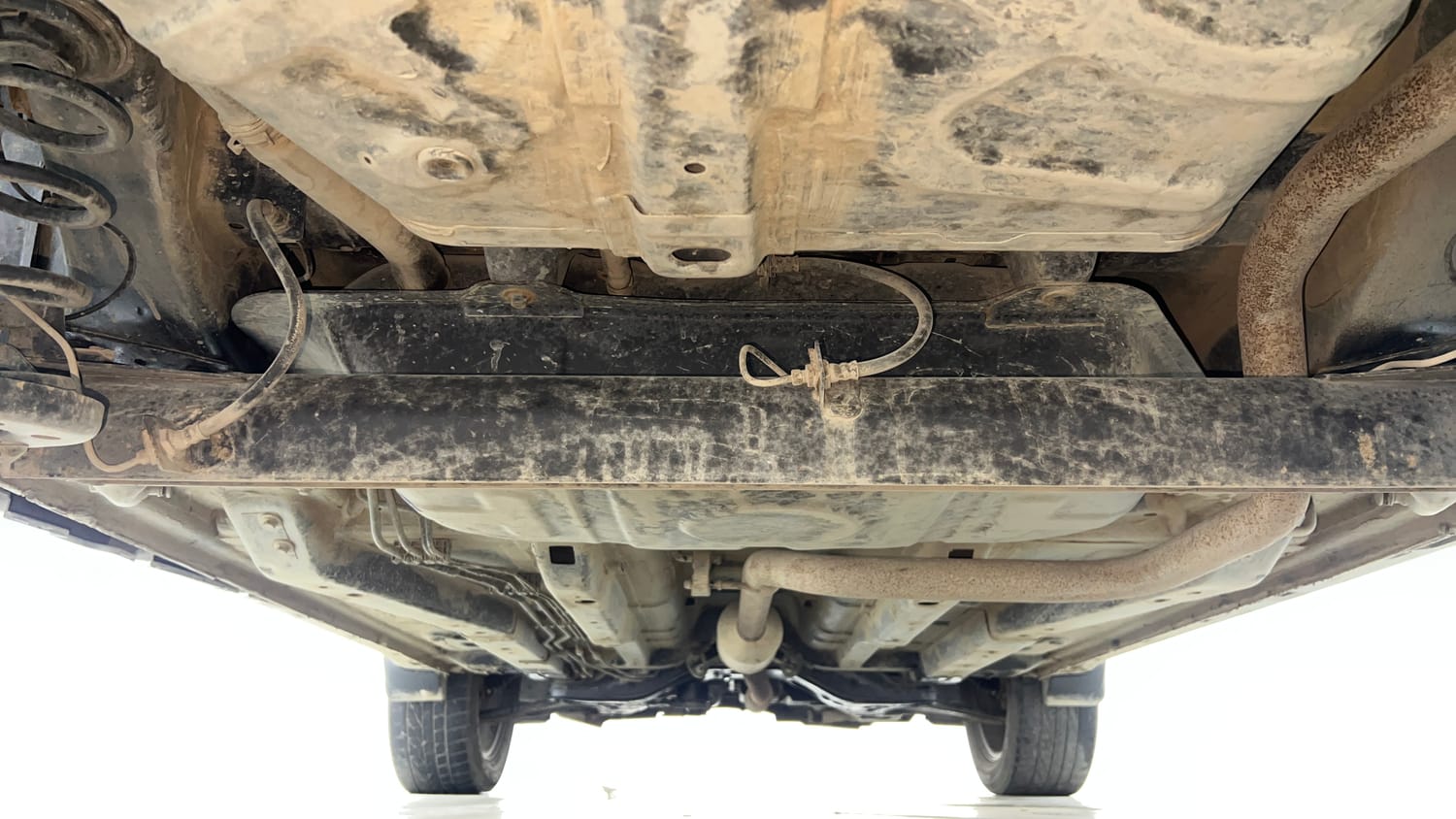 Used 2022 Tata Nexon XZ Plus Diesel (S) Diesel Manual extra REAR UNDERBODY VIEW (TAKEN FROM REAR)