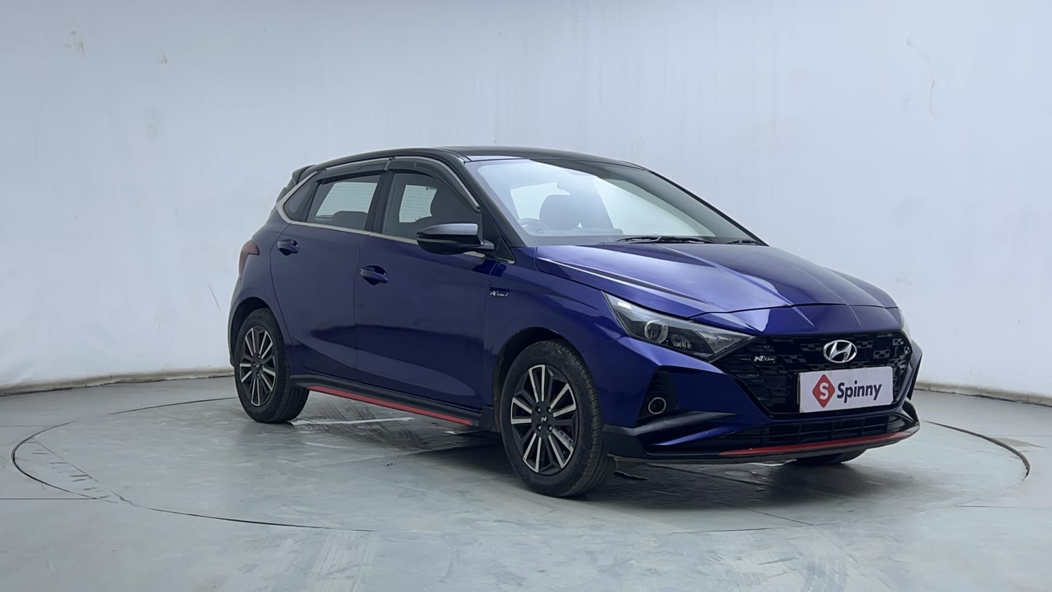 Used 2022 Hyundai i20 N Line N8 1.0 Turbo DCT Dual Tone Petrol Automatic exterior RIGHT FRONT CORNER VIEW