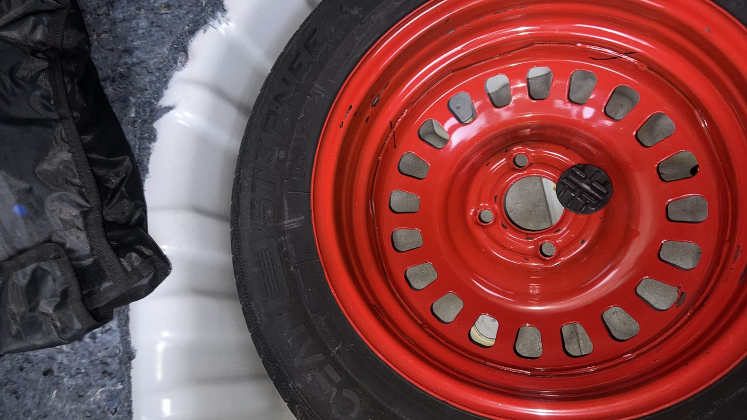 Used 2021 Nissan Magnite XL Turbo CVT Petrol Automatic tyres SPARE TYRE VIEW