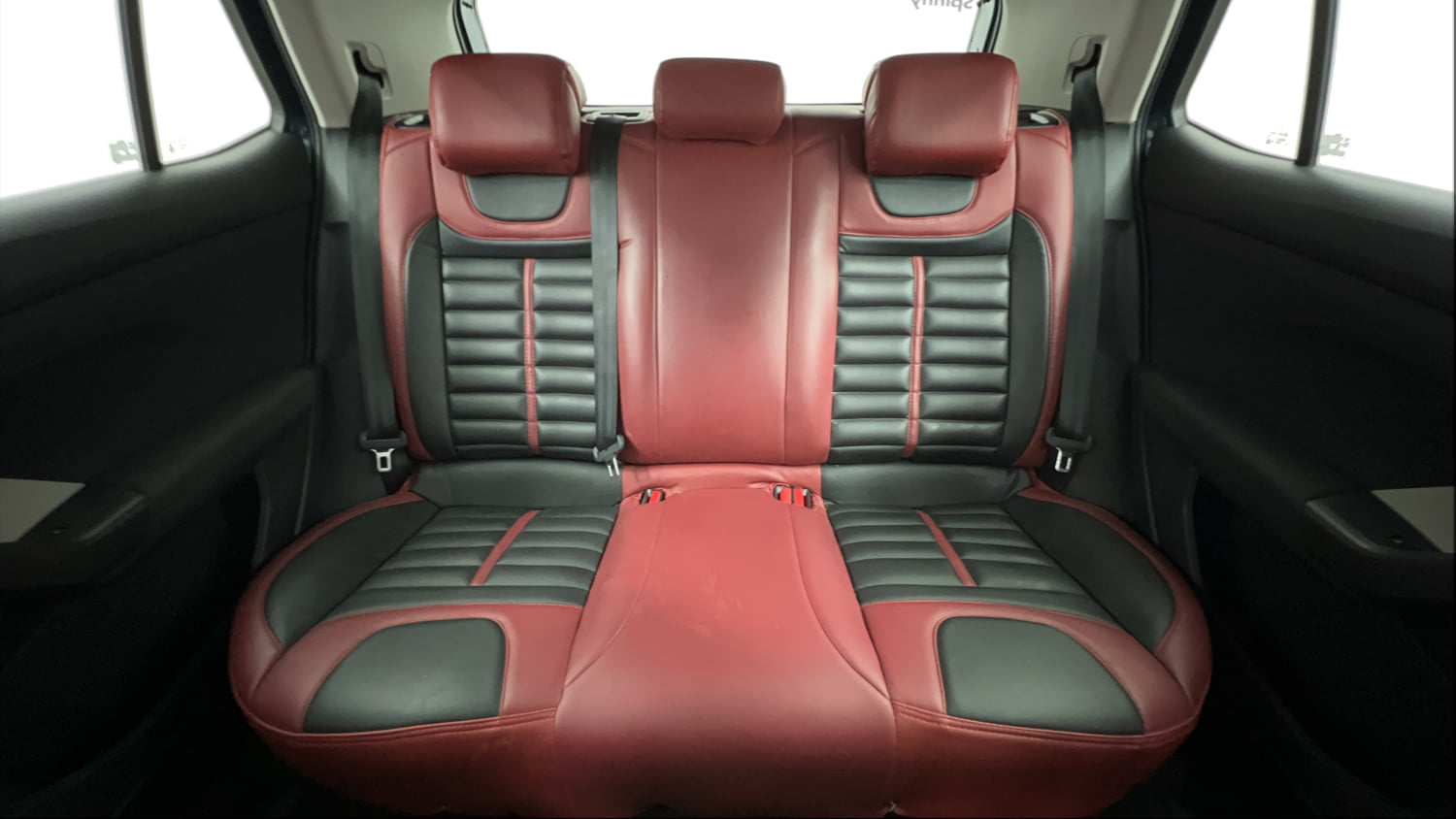 Used 2024 Volkswagen Taigun Comfortline 1.0 TSI MT Petrol Manual interior REAR SEAT CONDITION VIEW