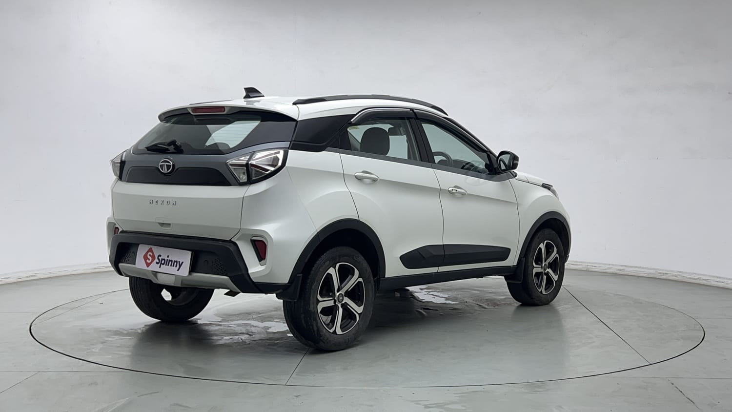 Used 2022 Tata Nexon XZ Plus Diesel (S) Diesel Manual exterior RIGHT REAR CORNER VIEW