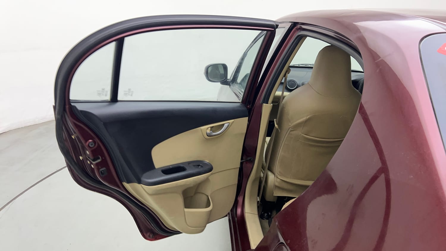 Used 2014 Honda Amaze 1.2 VX i-VTEC Petrol Manual interior LEFT REAR DOOR OPEN VIEW