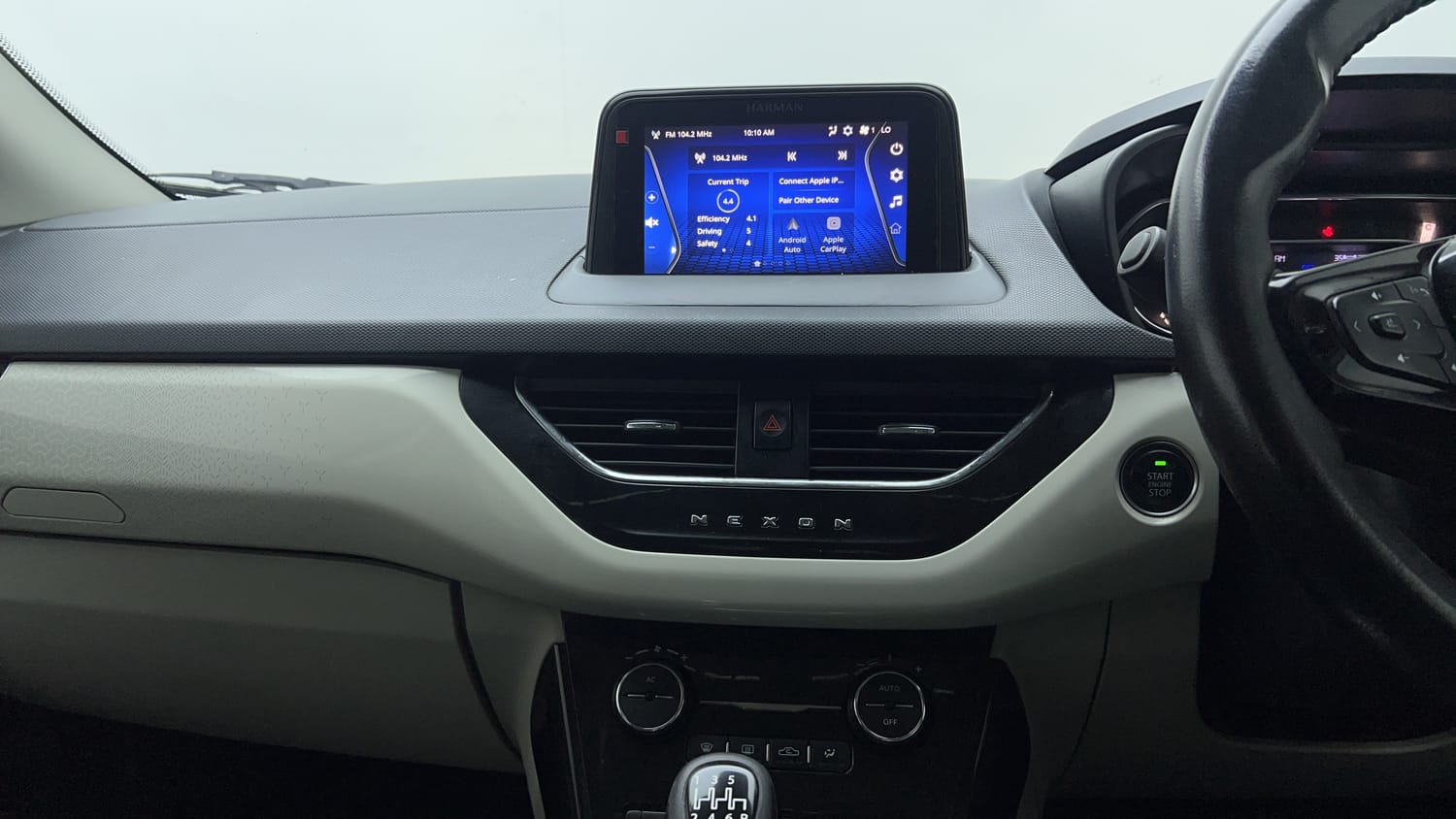 Used 2022 Tata Nexon XZ Plus Diesel (S) Diesel Manual interior MUSIC SYSTEM & AC CONTROL VIEW