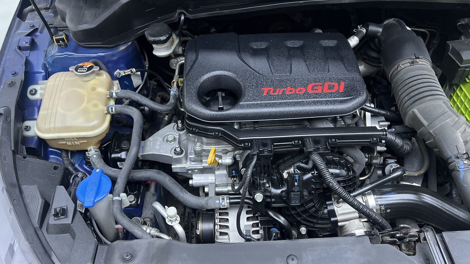 Used 2022 Hyundai i20 N Line N8 1.0 Turbo DCT Dual Tone Petrol Automatic engine ENGINE RIGHT SIDE VIEW