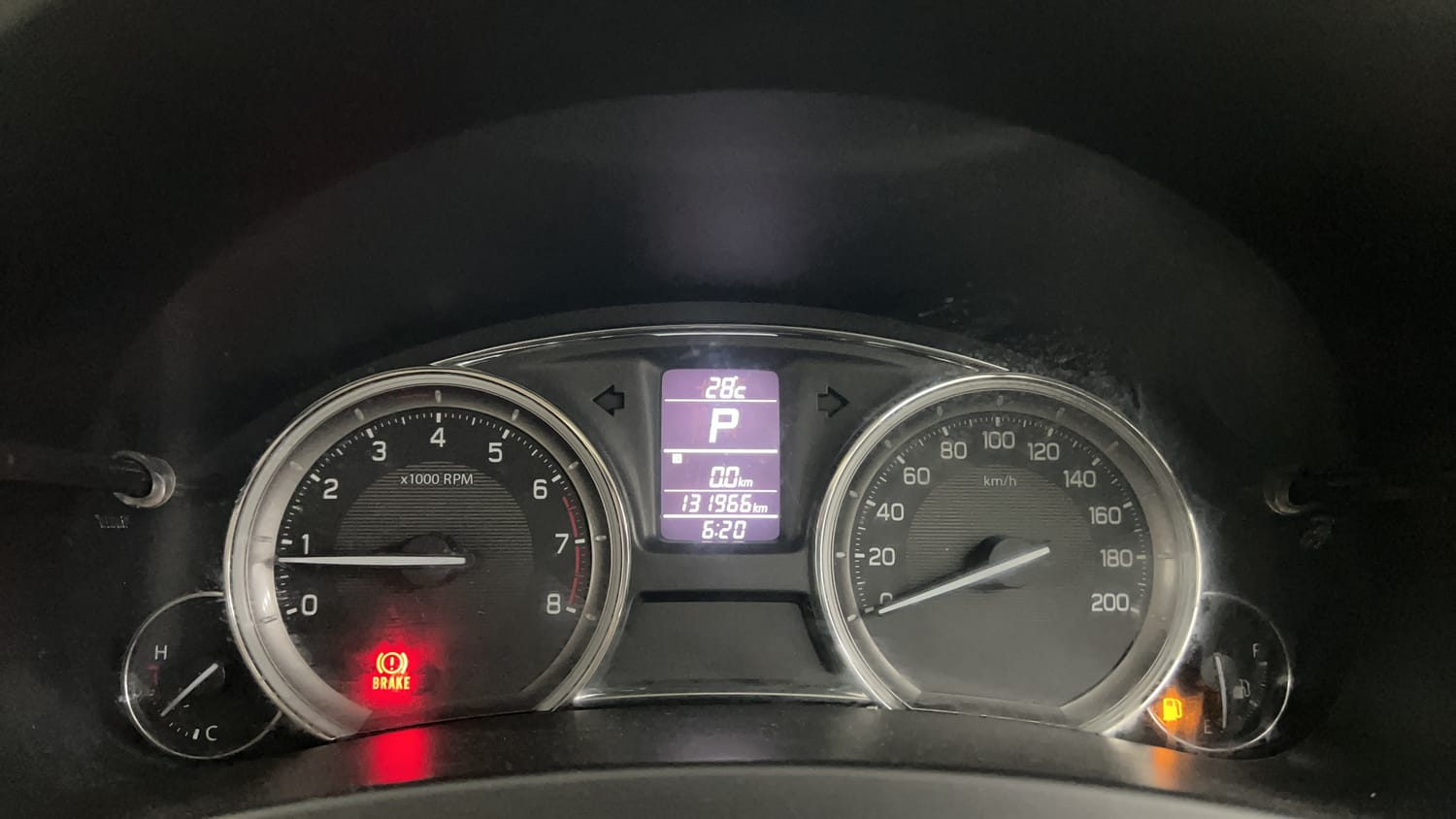 Used 2017 Maruti Suzuki Ciaz ZXi  AT Petrol Automatic interior CLUSTERMETER VIEW