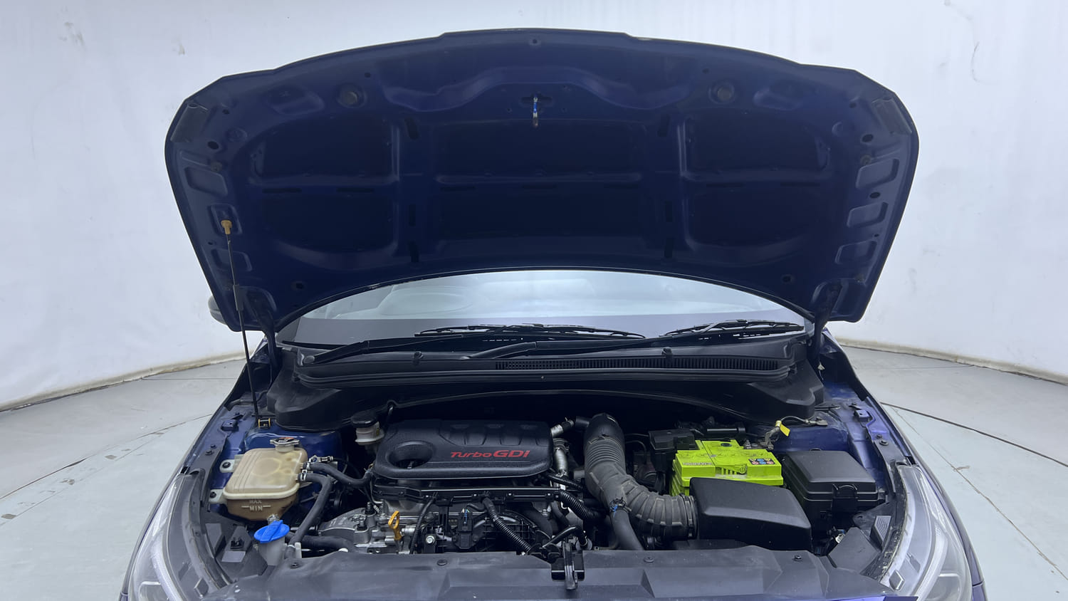 Used 2022 Hyundai i20 N Line N8 1.0 Turbo DCT Dual Tone Petrol Automatic engine ENGINE & BONNET OPEN FRONT VIEW