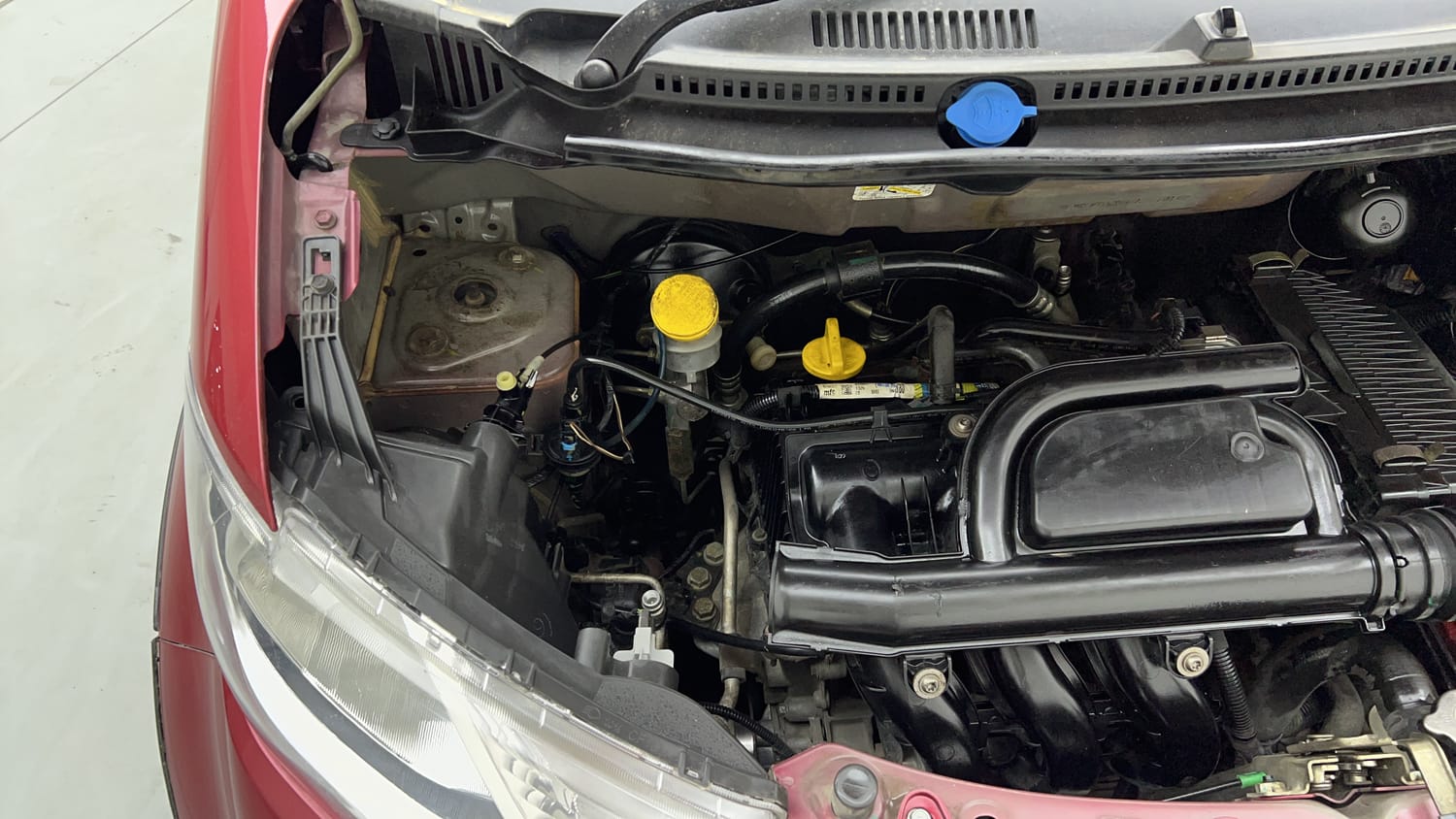 Used 2017 Datsun Redi-GO T (O) Petrol Manual engine ENGINE RIGHT SIDE VIEW