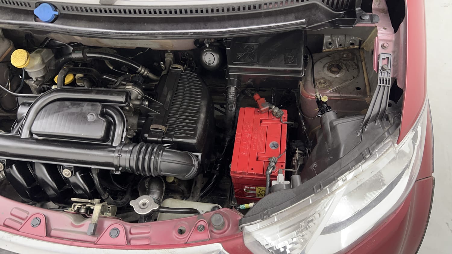 Used 2017 Datsun Redi-GO T (O) Petrol Manual engine ENGINE LEFT SIDE VIEW