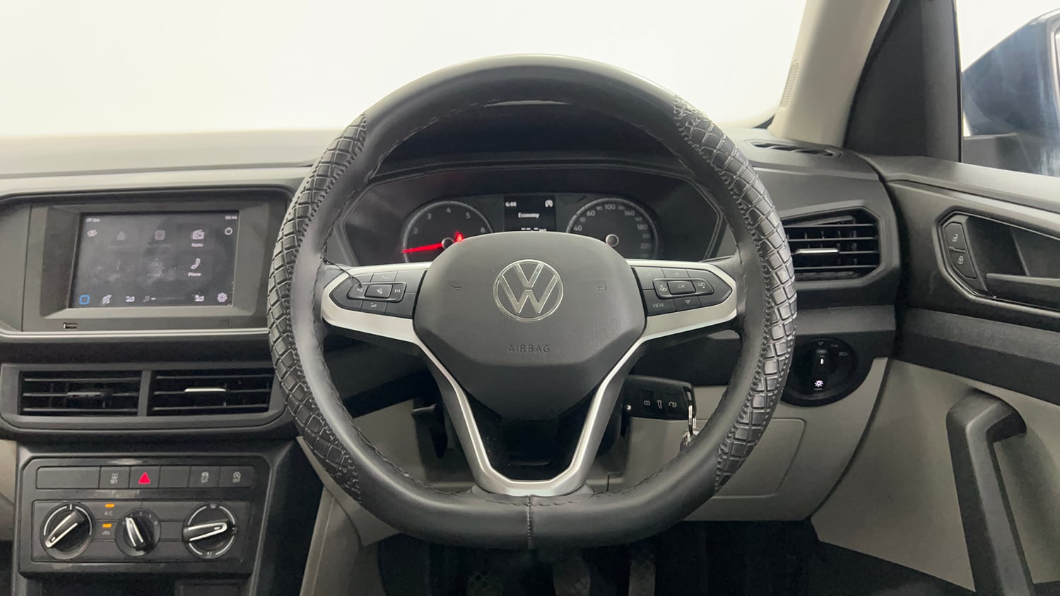 Used 2024 Volkswagen Taigun Comfortline 1.0 TSI MT Petrol Manual interior STEERING VIEW