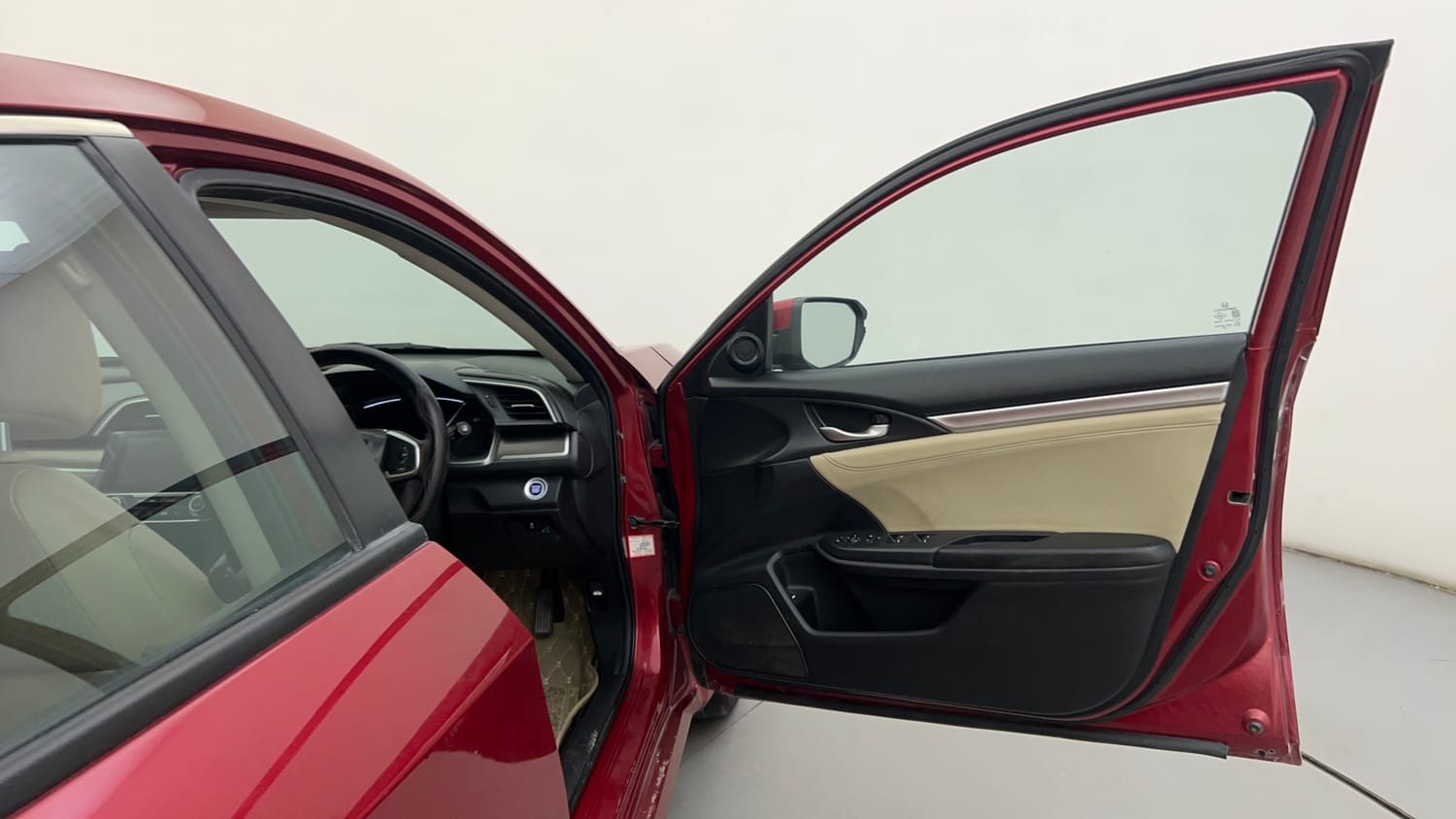 Used 2019 Honda Civic ZX CVT Petrol Petrol Automatic interior RIGHT FRONT DOOR OPEN VIEW