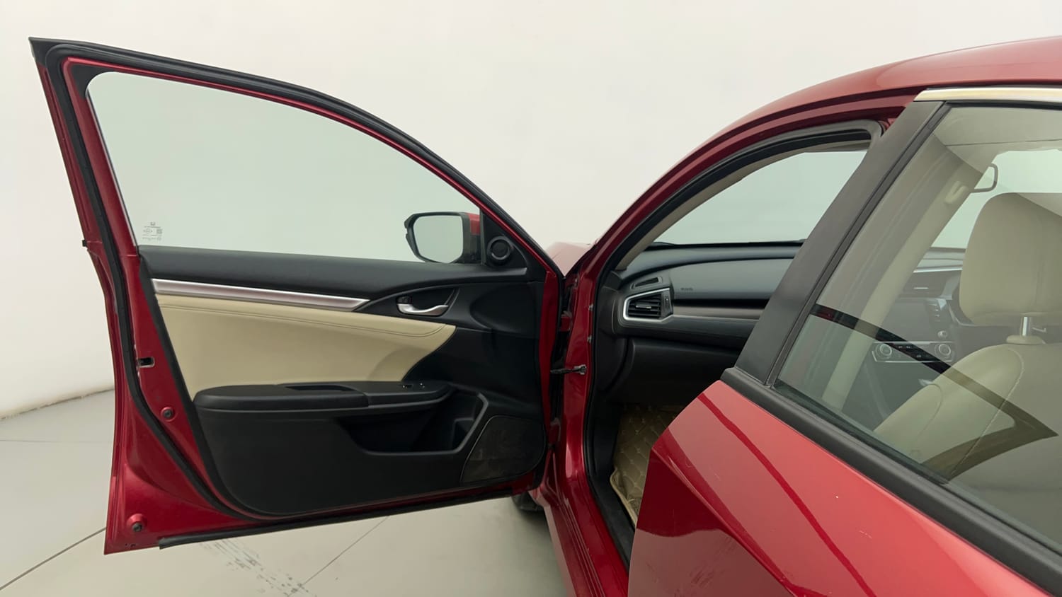 Used 2019 Honda Civic ZX CVT Petrol Petrol Automatic interior LEFT FRONT DOOR OPEN VIEW