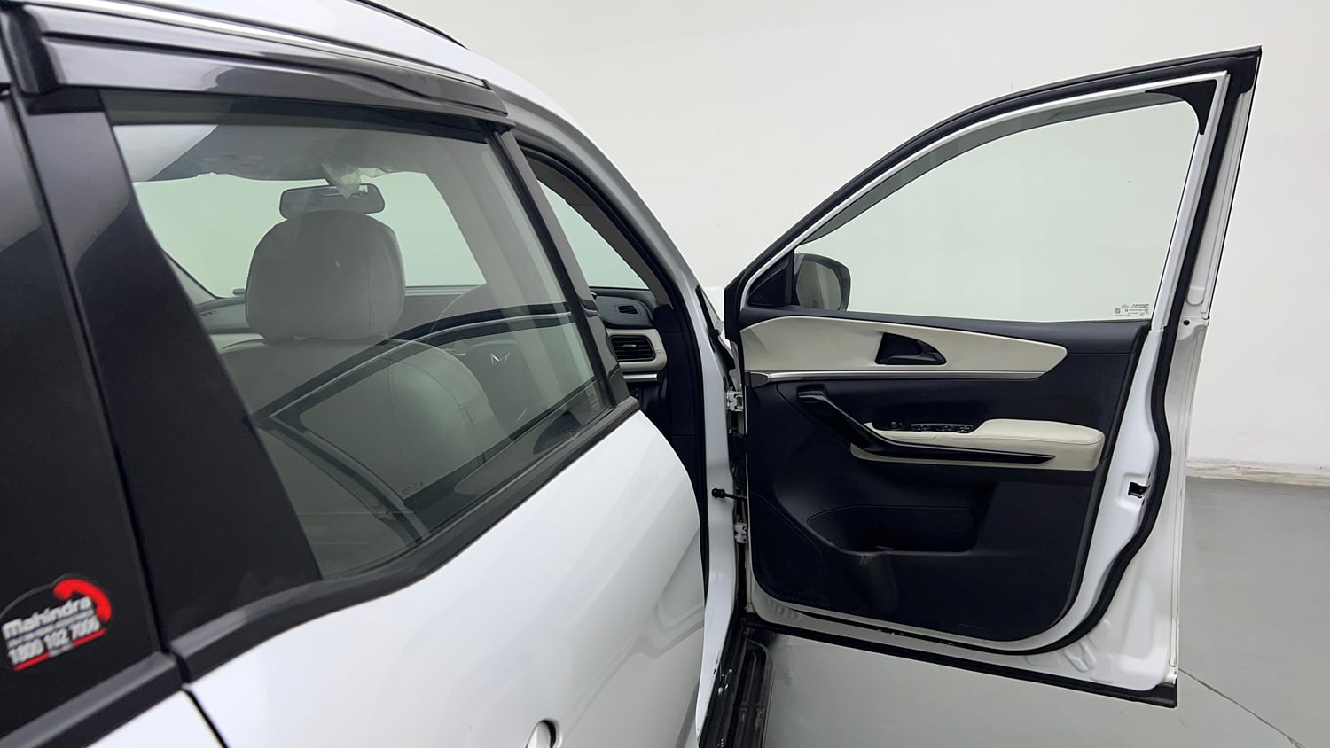 Used 2022 Mahindra XUV700 AX 5 Petrol MT 5 STR Petrol Manual interior RIGHT FRONT DOOR OPEN VIEW