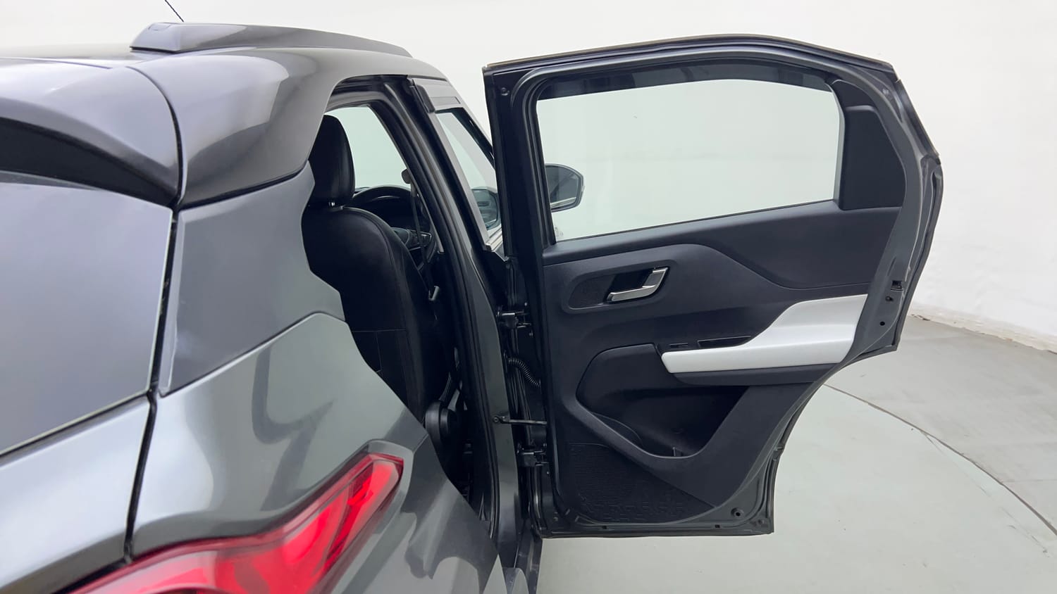 Used 2022 Tata Punch Creative Dual Tone Petrol Manual interior RIGHT REAR DOOR OPEN VIEW
