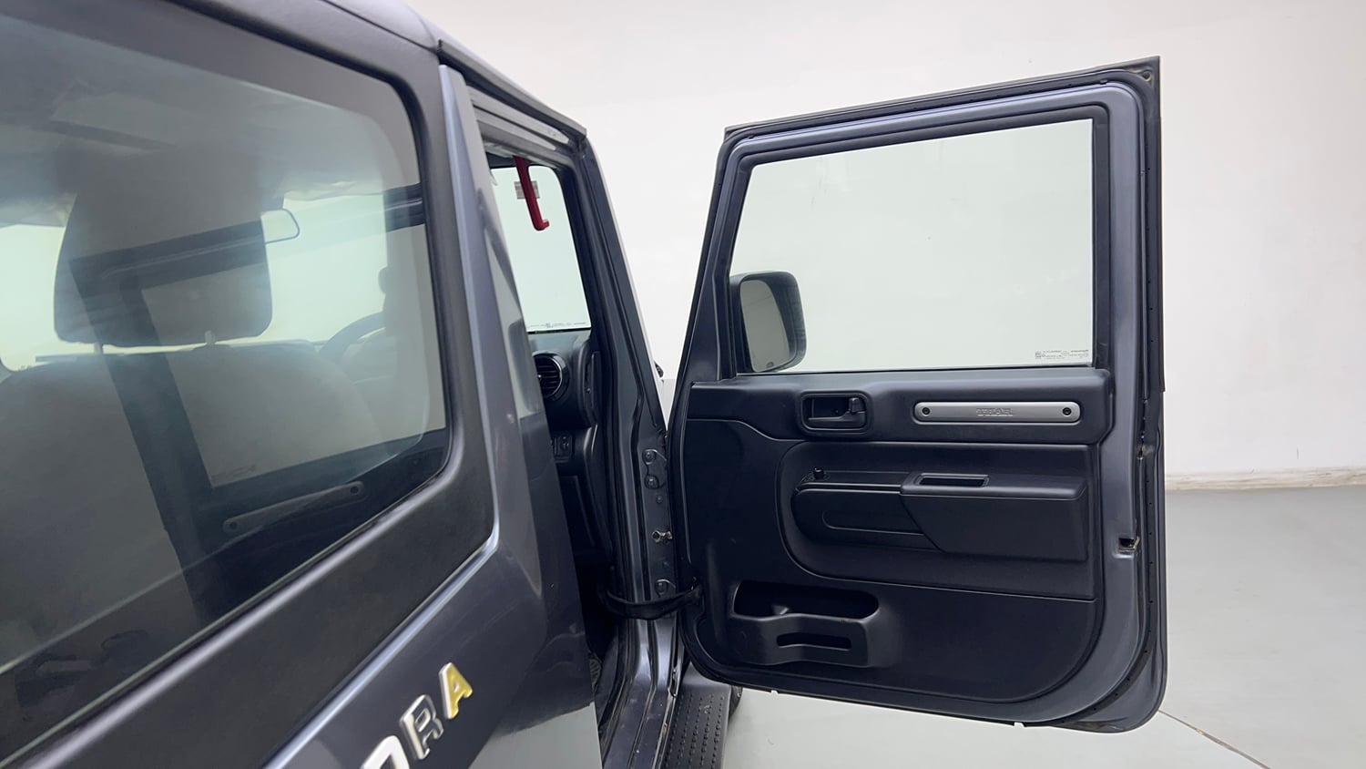 Used 2022 mahindra Thar LX Hard Top Petrol AT 4WD Petrol Automatic interior RIGHT FRONT DOOR OPEN VIEW