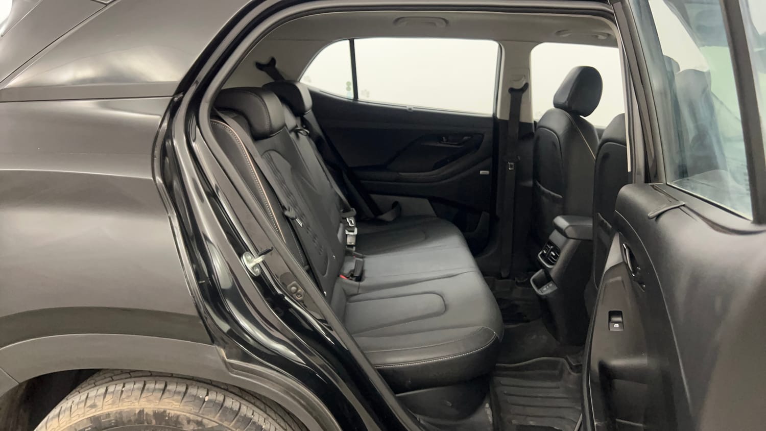 Used 2025 Hyundai Creta 1.5 MPi Petrol IVT SX(O) Knight Edition Petrol Automatic interior RIGHT SIDE REAR DOOR CABIN VIEW