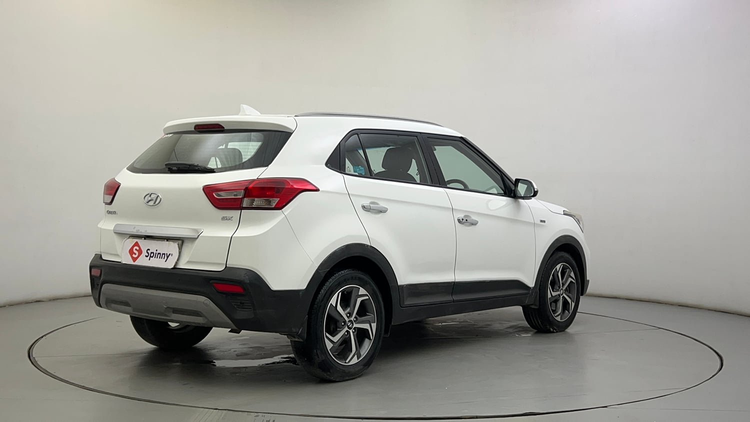 Used 2019 Hyundai Creta SX 1.6 AT CRDi Diesel Automatic exterior RIGHT REAR CORNER VIEW