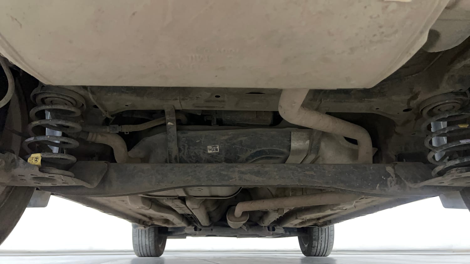 Used 2025 Hyundai Creta 1.5 MPi Petrol IVT SX(O) Knight Edition Petrol Automatic extra REAR UNDERBODY VIEW (TAKEN FROM REAR)