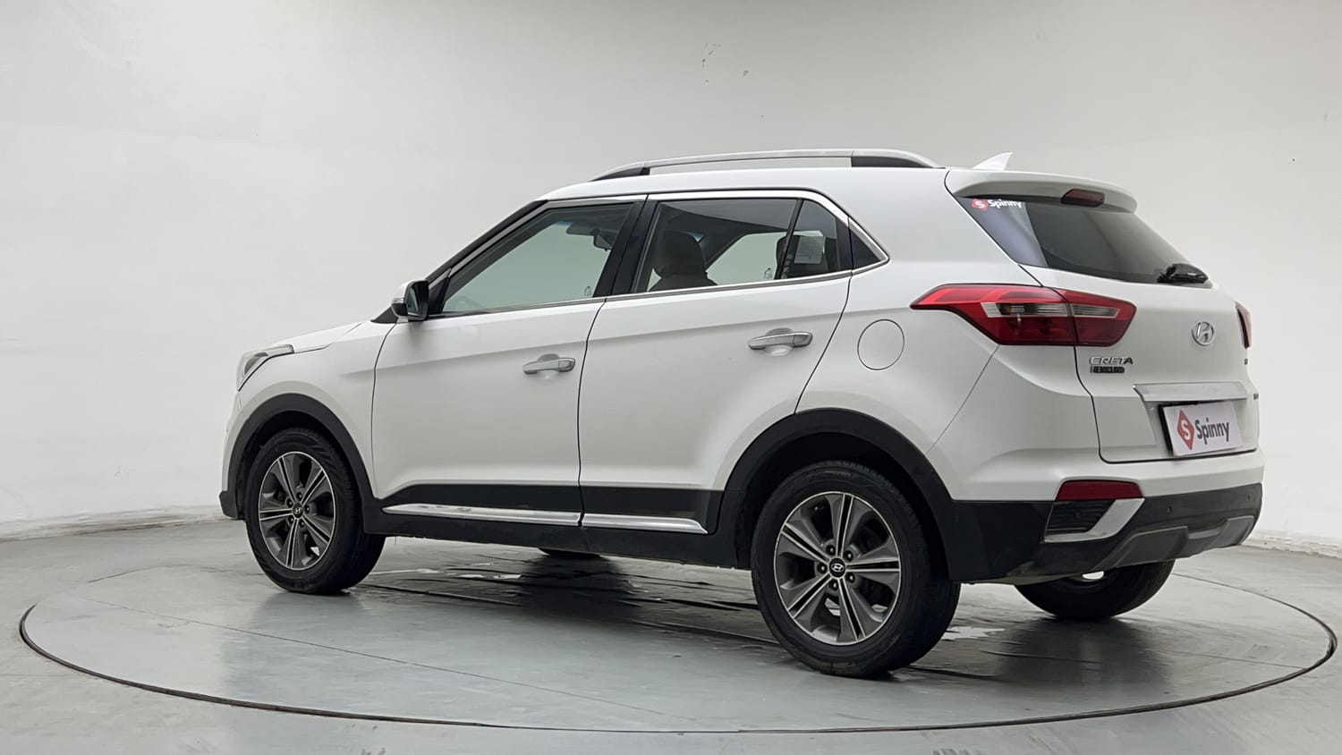 Used 2017 Hyundai Creta 1.6 SX Plus AT Petrol Petrol Automatic exterior LEFT REAR CORNER VIEW