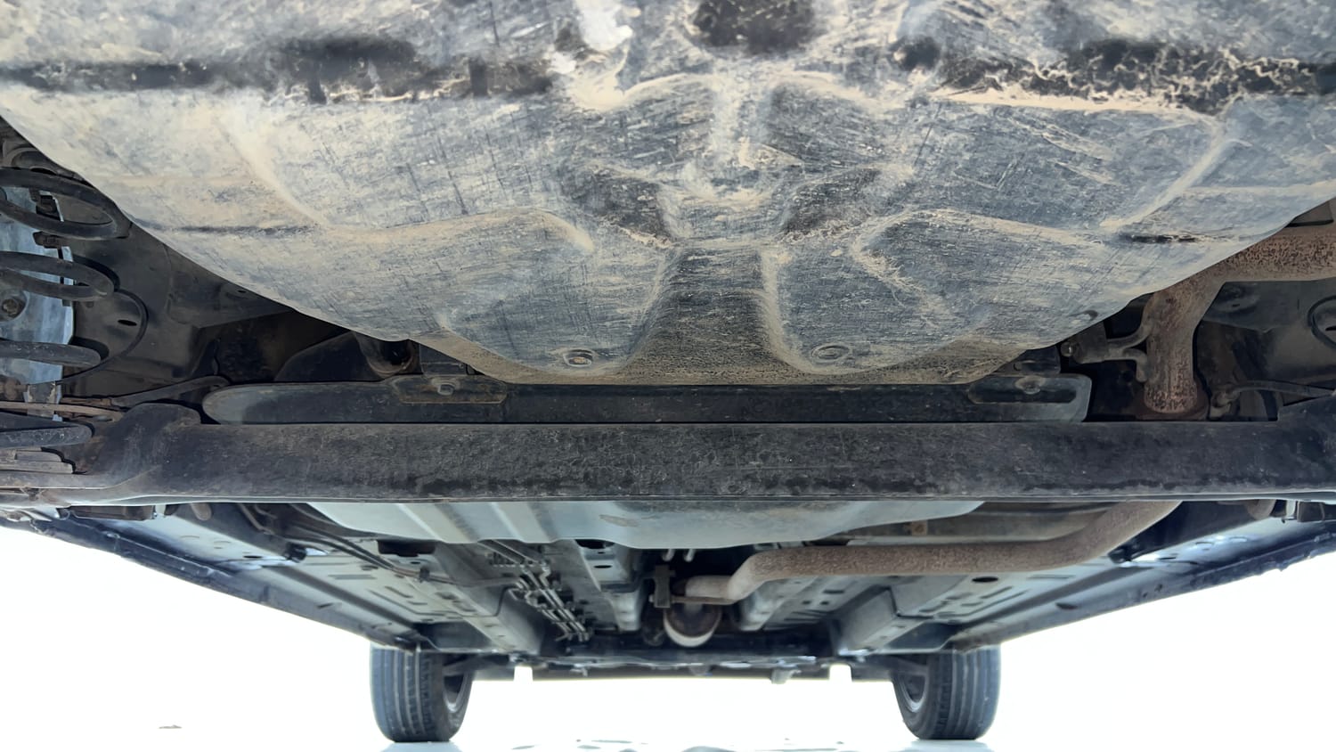 Used 2022 Tata Punch Creative Dual Tone Petrol Manual extra REAR UNDERBODY VIEW (TAKEN FROM REAR)