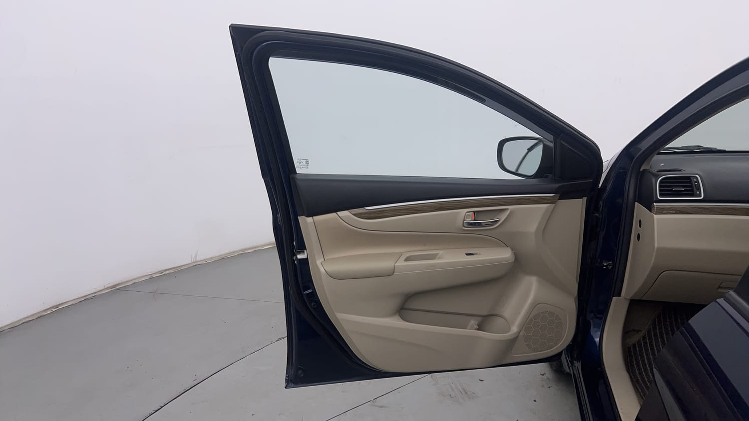 Used 2024 Maruti Suzuki Ciaz Zeta 1.5 AT Petrol Automatic interior LEFT FRONT DOOR OPEN VIEW