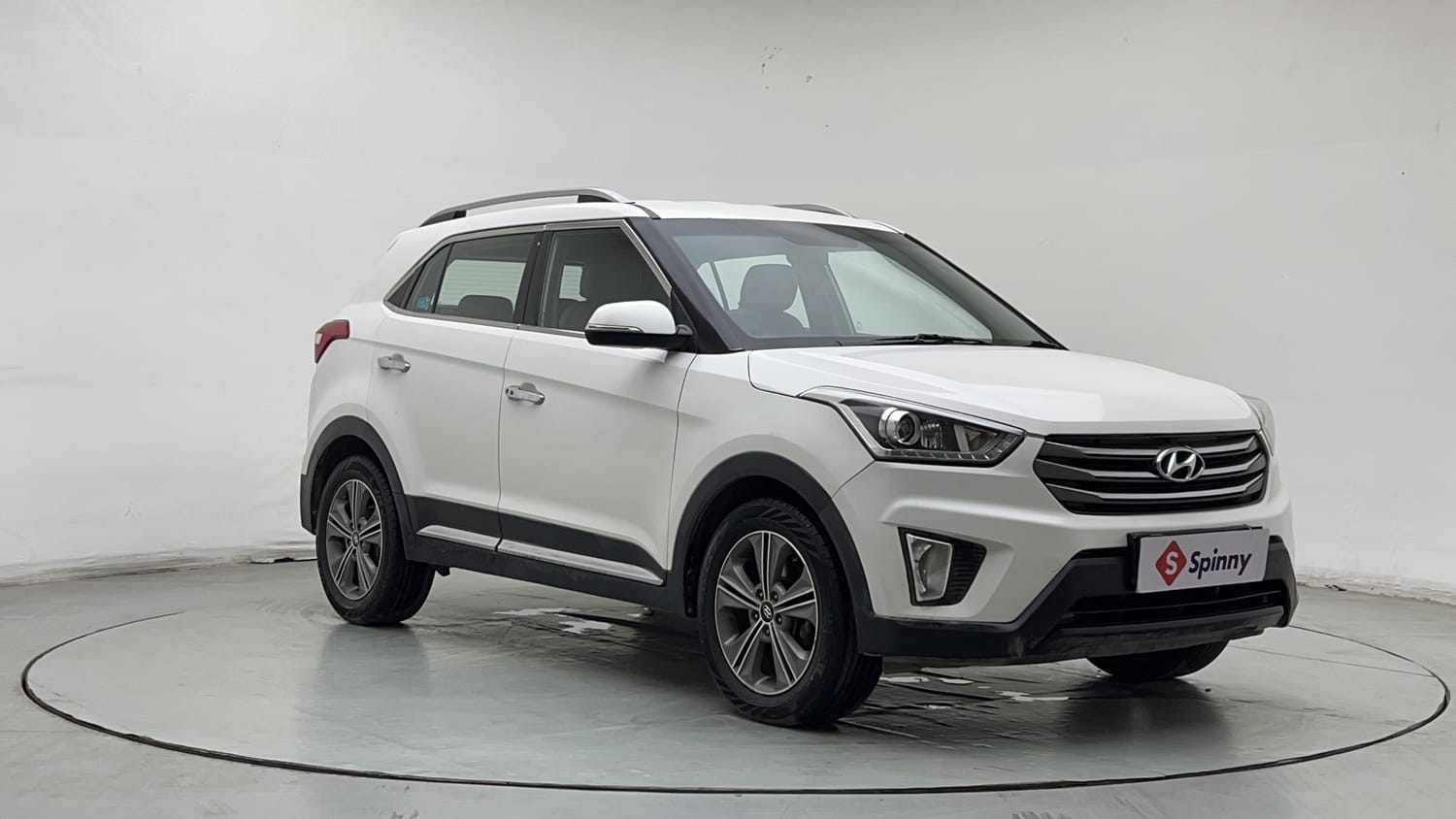 Used 2017 Hyundai Creta 1.6 SX Plus AT Petrol Petrol Automatic exterior RIGHT FRONT CORNER VIEW